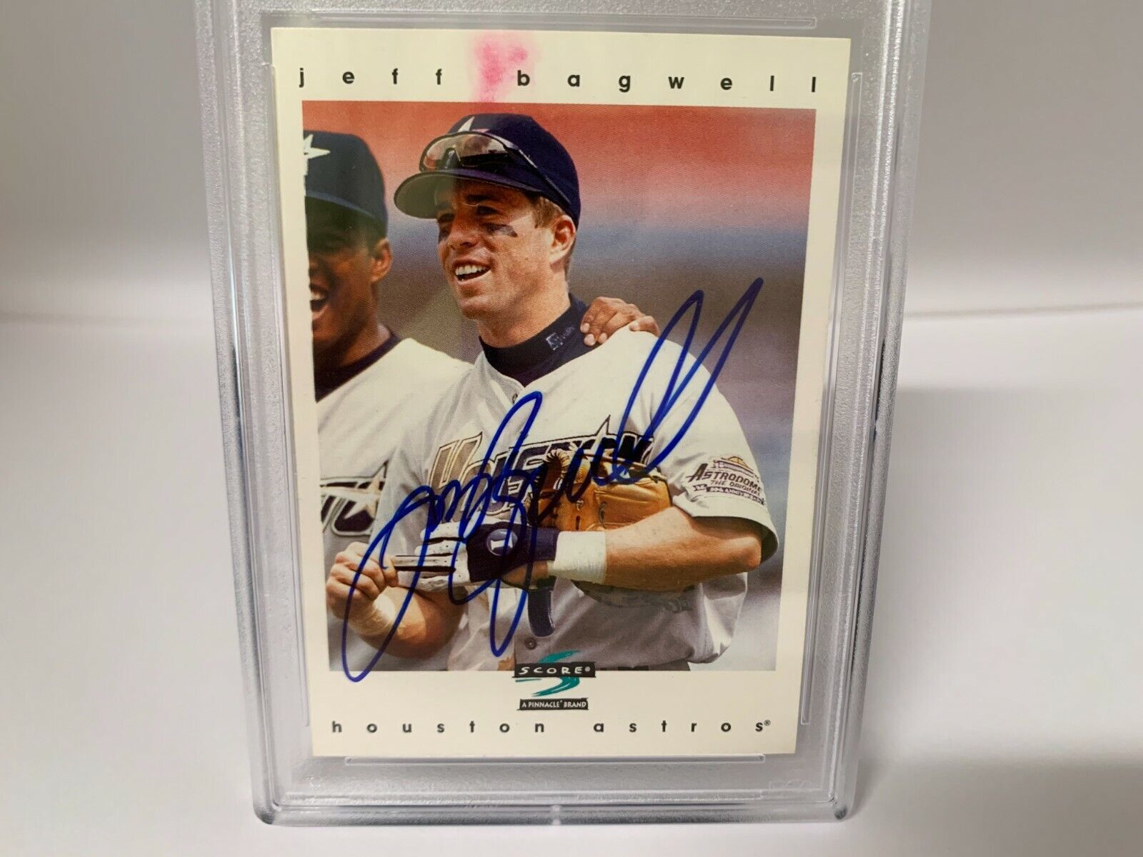 Jeff Bagwell Autographed Signed 1997 Score Baseball Card PSA Certified  Slabbed