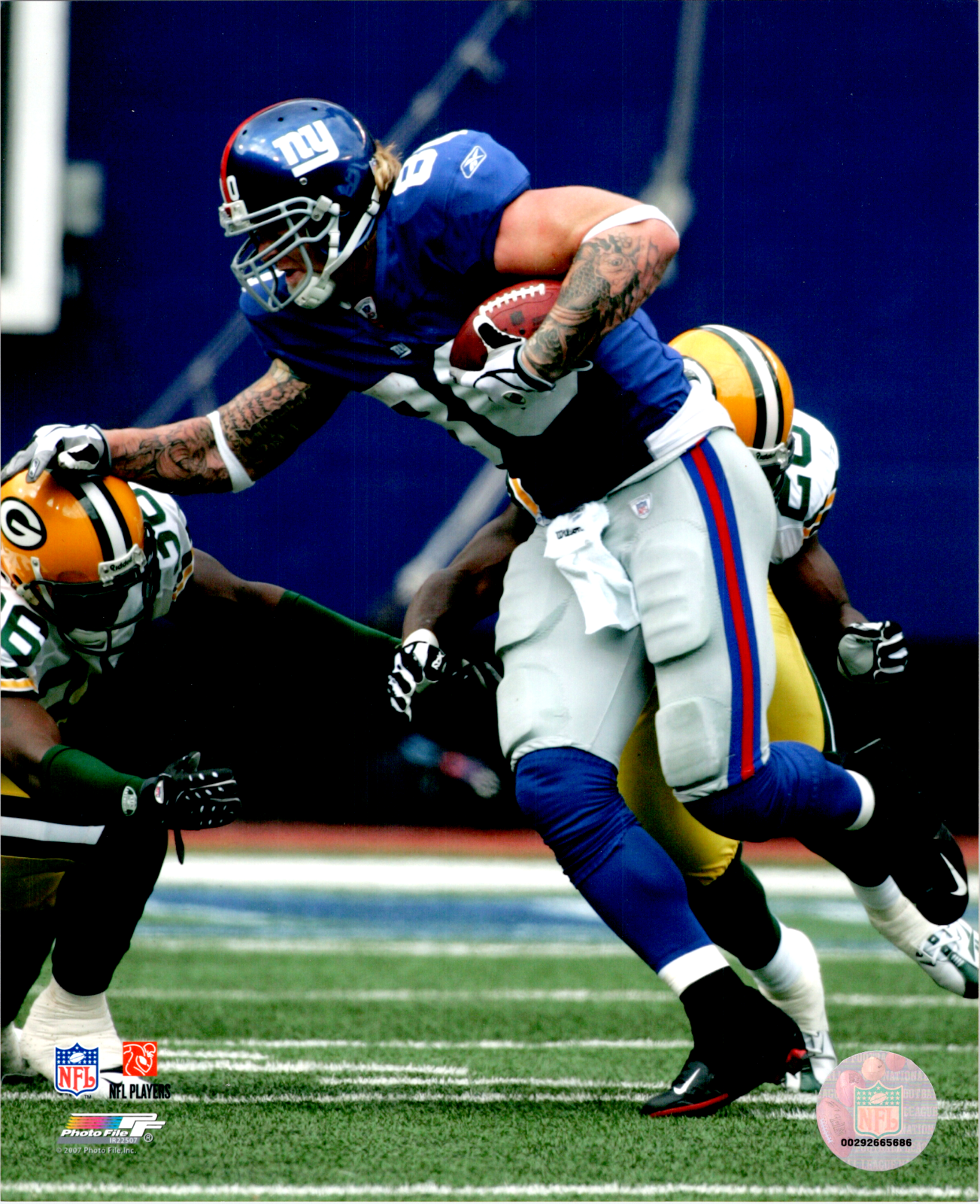 Jeremy Shocky New York Giants 8x10 Color Photo Unsigned
