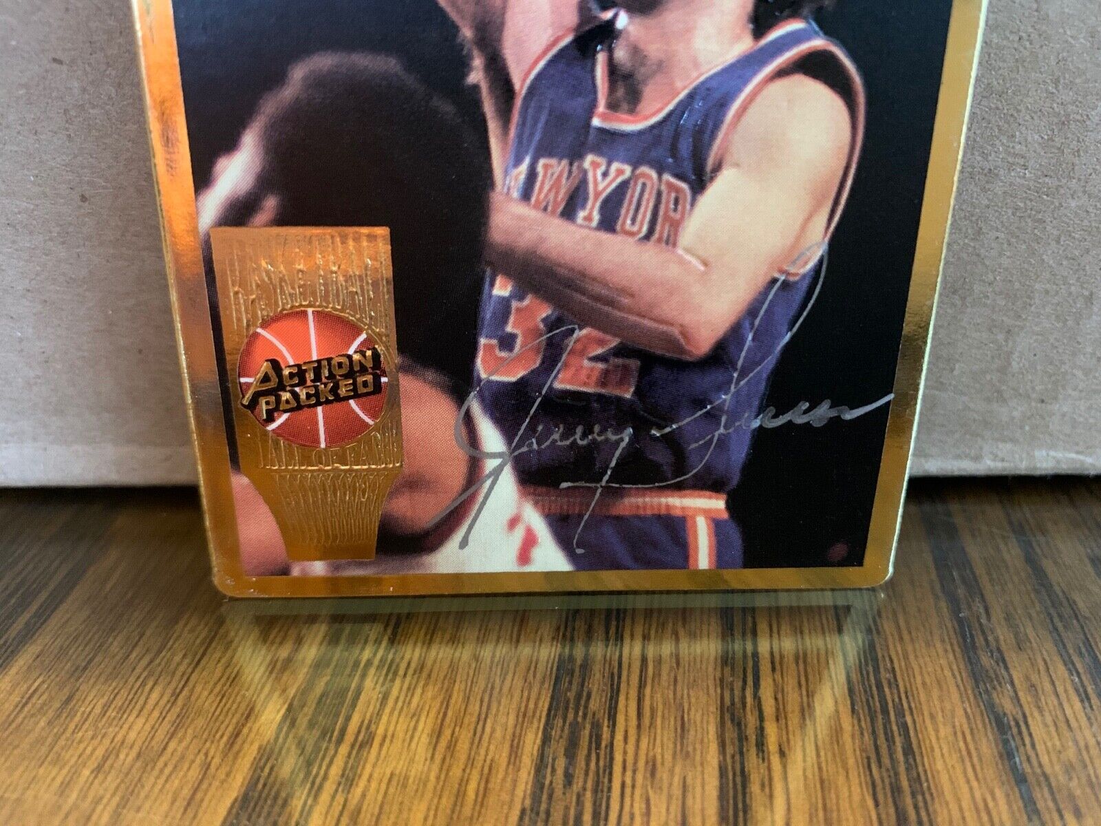 Jerry Lucas New York Knicks Autographed 1994 Action Packed Auto Signed Card 24