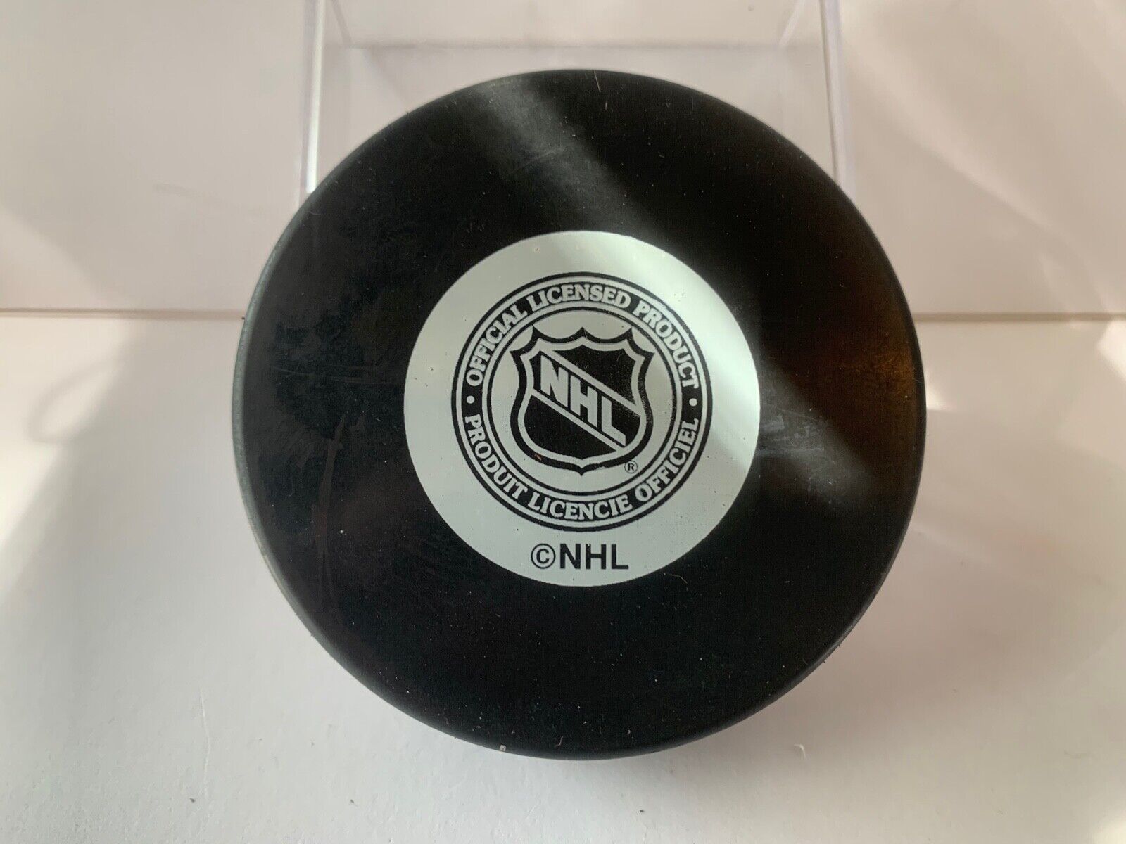 Jim Dowd Autographed Official NHL Hockey Puck B with Minnesota Wild Logo