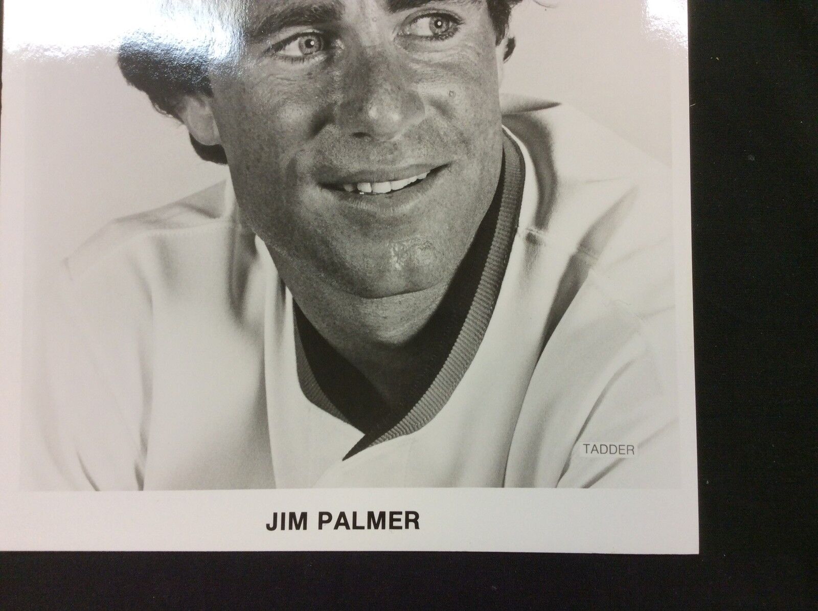 Jim Palmer Baltimore Orioles 8x10 B&W photo Tadder Team Issued photo