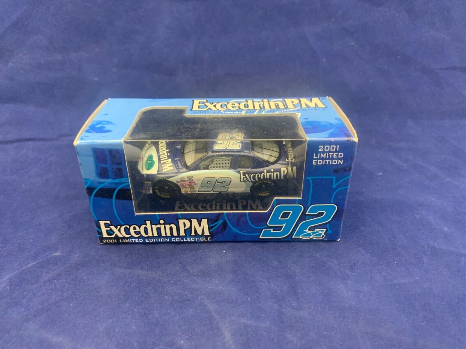 Jimmie Johnson 2001 Limited Edition Excedrin PM Stock Car 92 New in Box