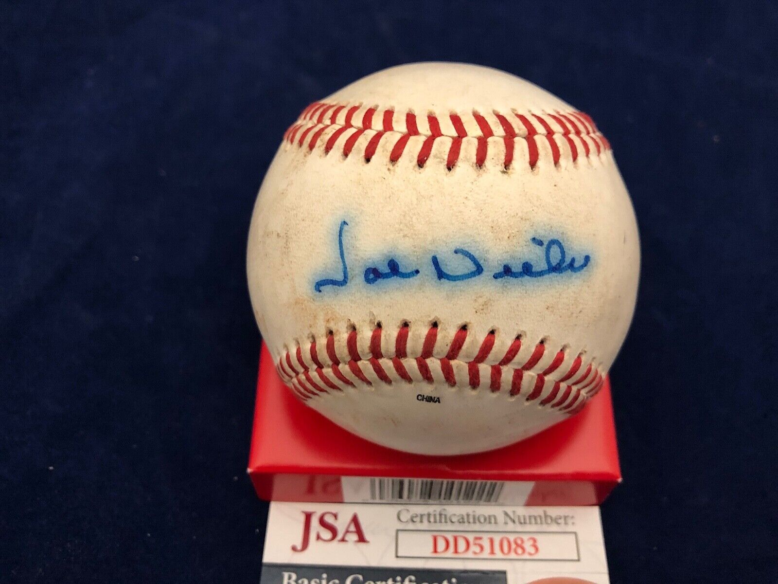 Joe Niekro Autographed signed Official Minor League Baseball JSA DD51083