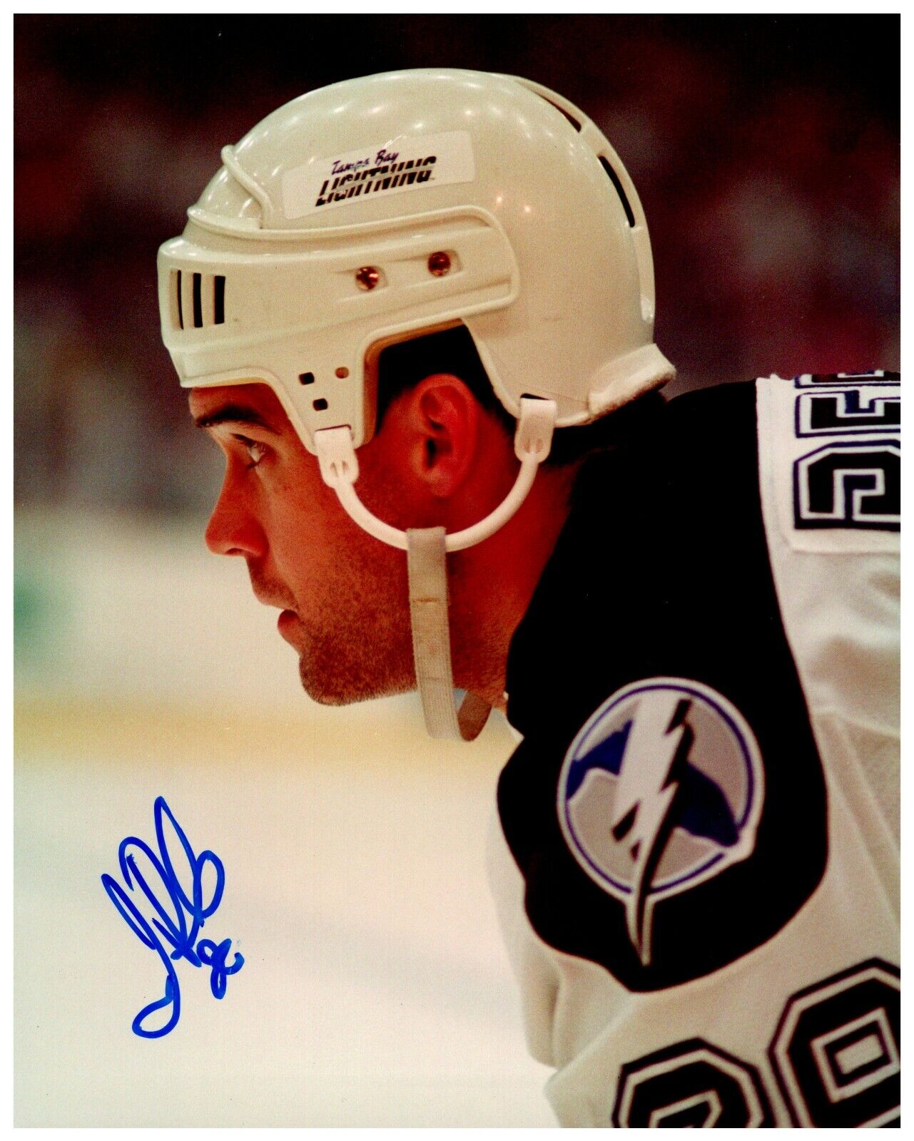Joe Reekie Tampa Bay Lightning Signed Autographed 8x10 Color Photo