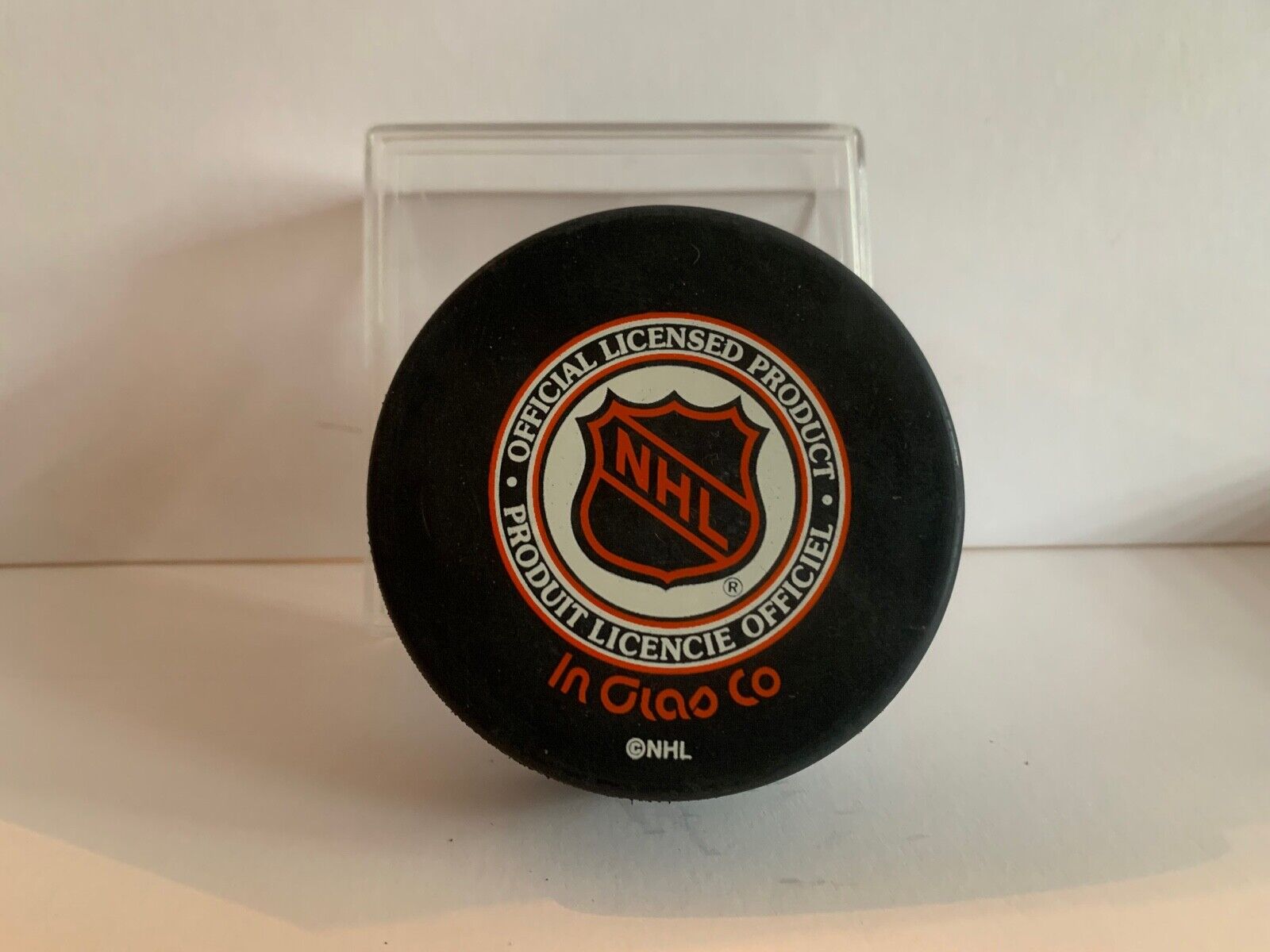John Maclean New York Rangers Autographed Official NHL Hockey Puck Team Logo