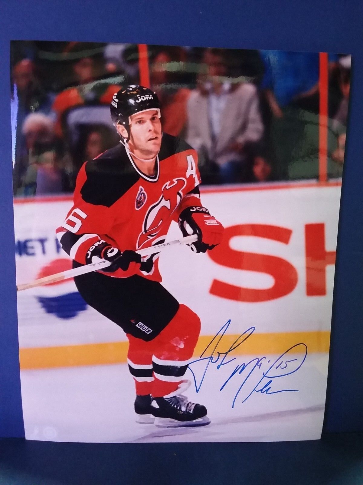 John Mclean New Jersey Devils Autographed 8x10 Photo