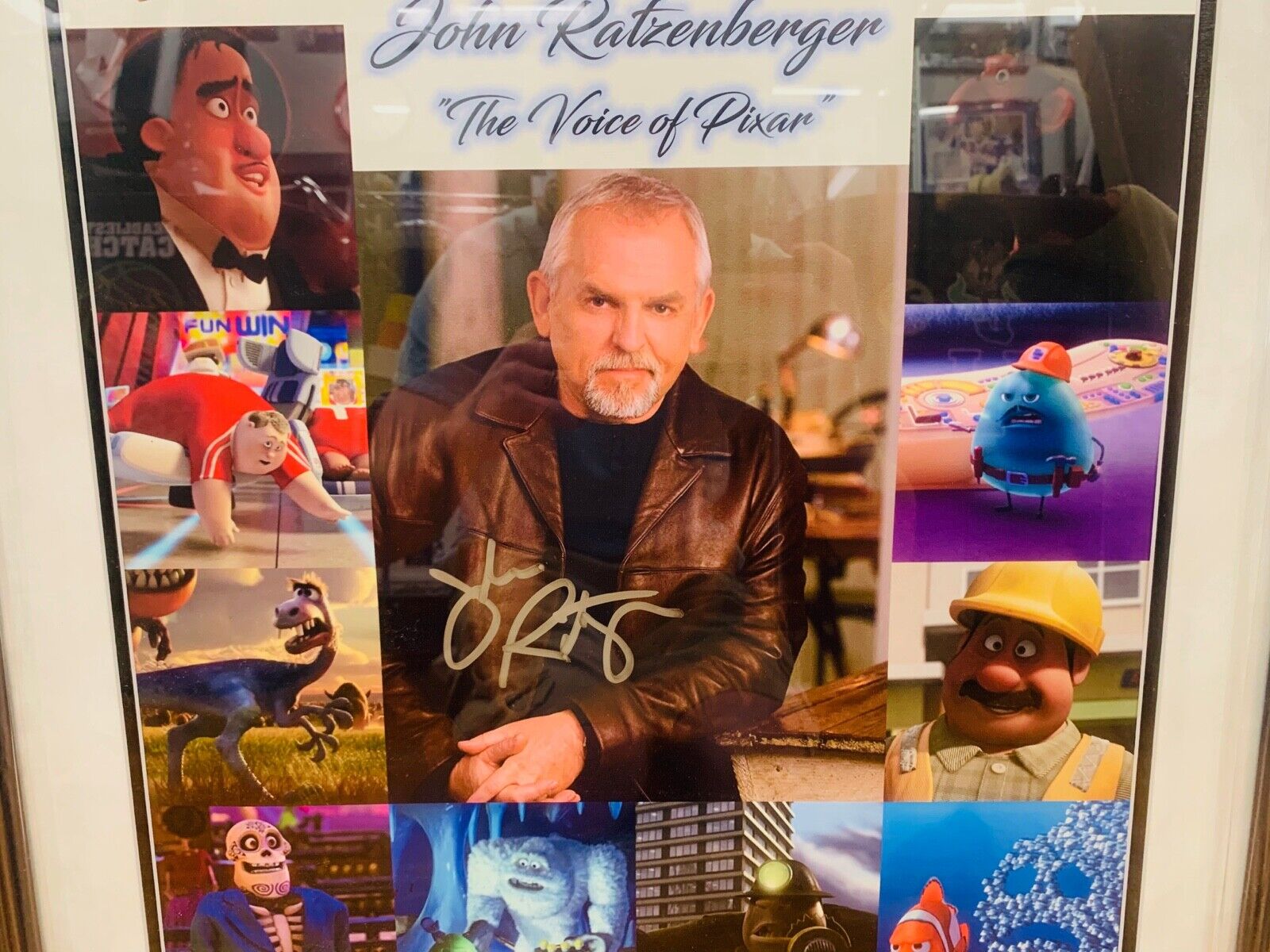 John Ratzenberger Voice Actor Pixar Autographed Signed 16x20 Photo Framed W/Cert