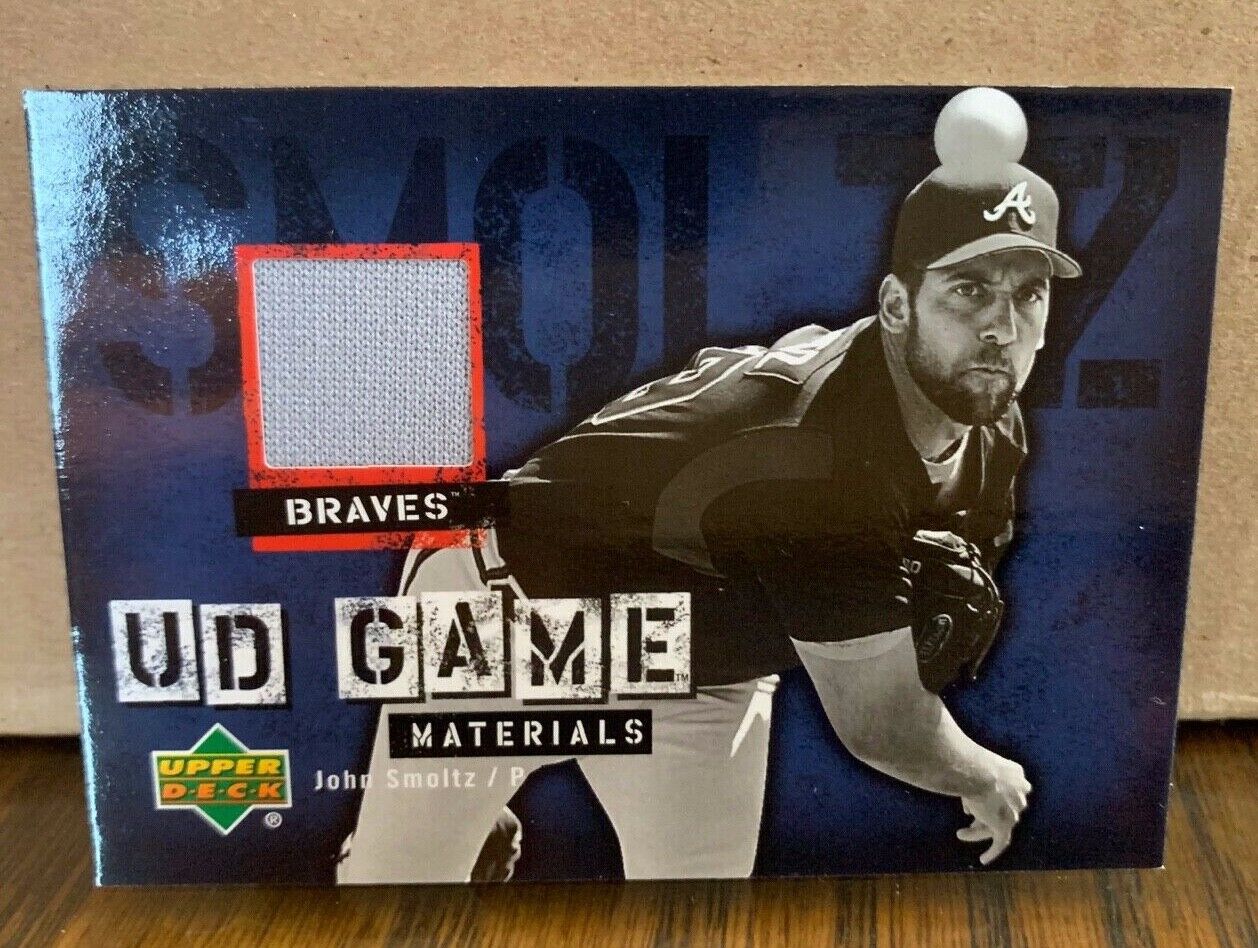 John Smoltz Atlanta Braves 2006 Upper Deck Game Materials Patch Card MLB