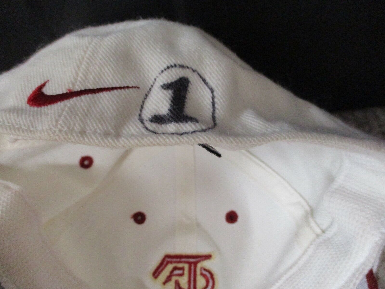 John-Ford Griffin Game Used Autographed Florida State Baseball cap PSA AJ81502