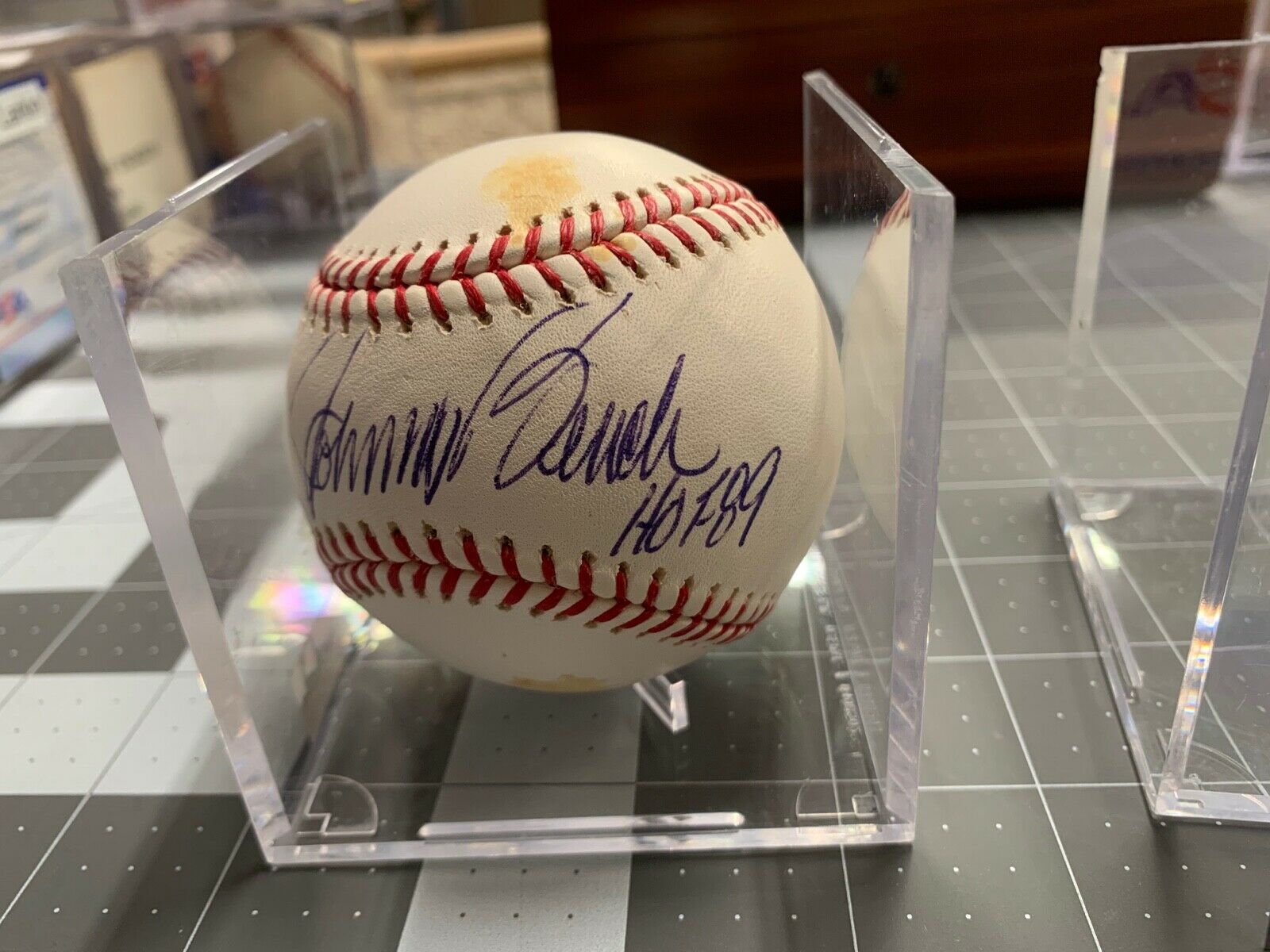 Johnny Bench Autographed Rawlings Baseball PSA