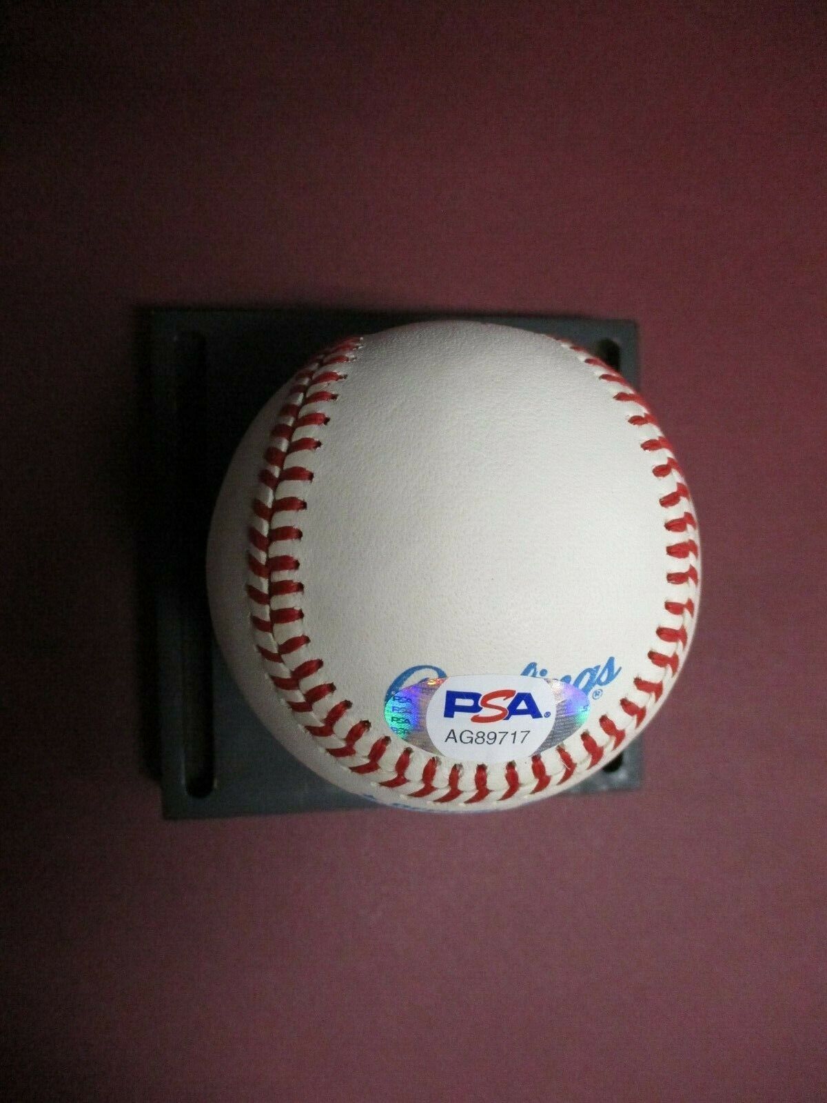 Johnny Mize Yankees Cardinals Autographed Official Ball Signed Baseball PSA COA