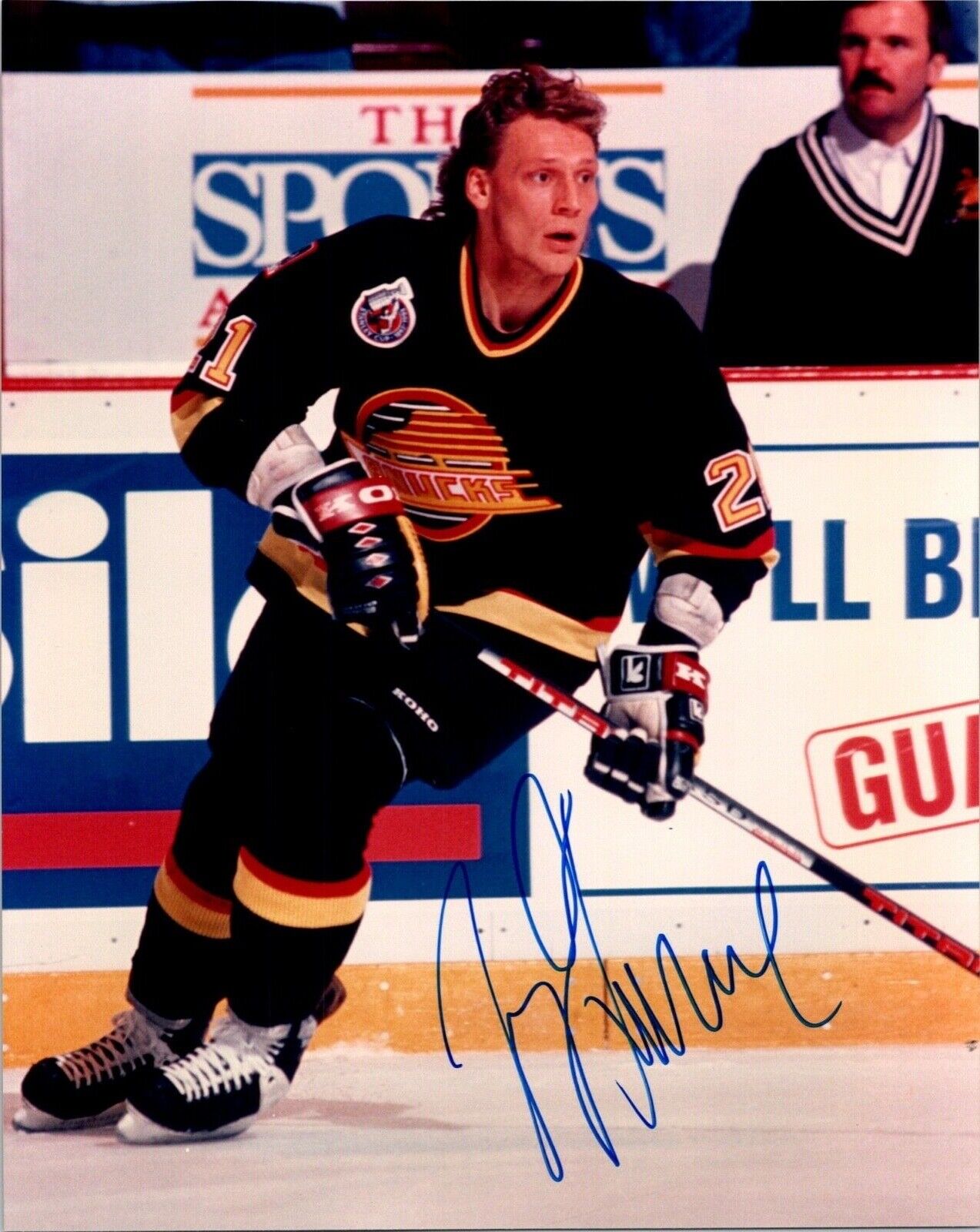 Jyrki Lumme Vancouver Canucks Autographed 8x10 Photo Certified by All Sports