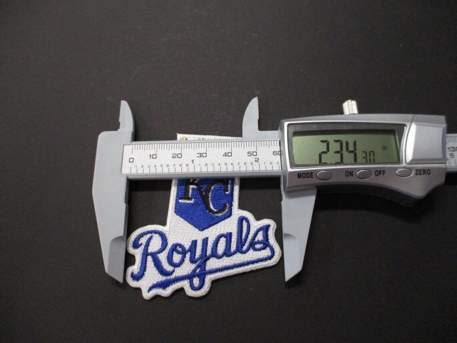 Kansas City Royals Patch Size 2.5 x 2.75 inches