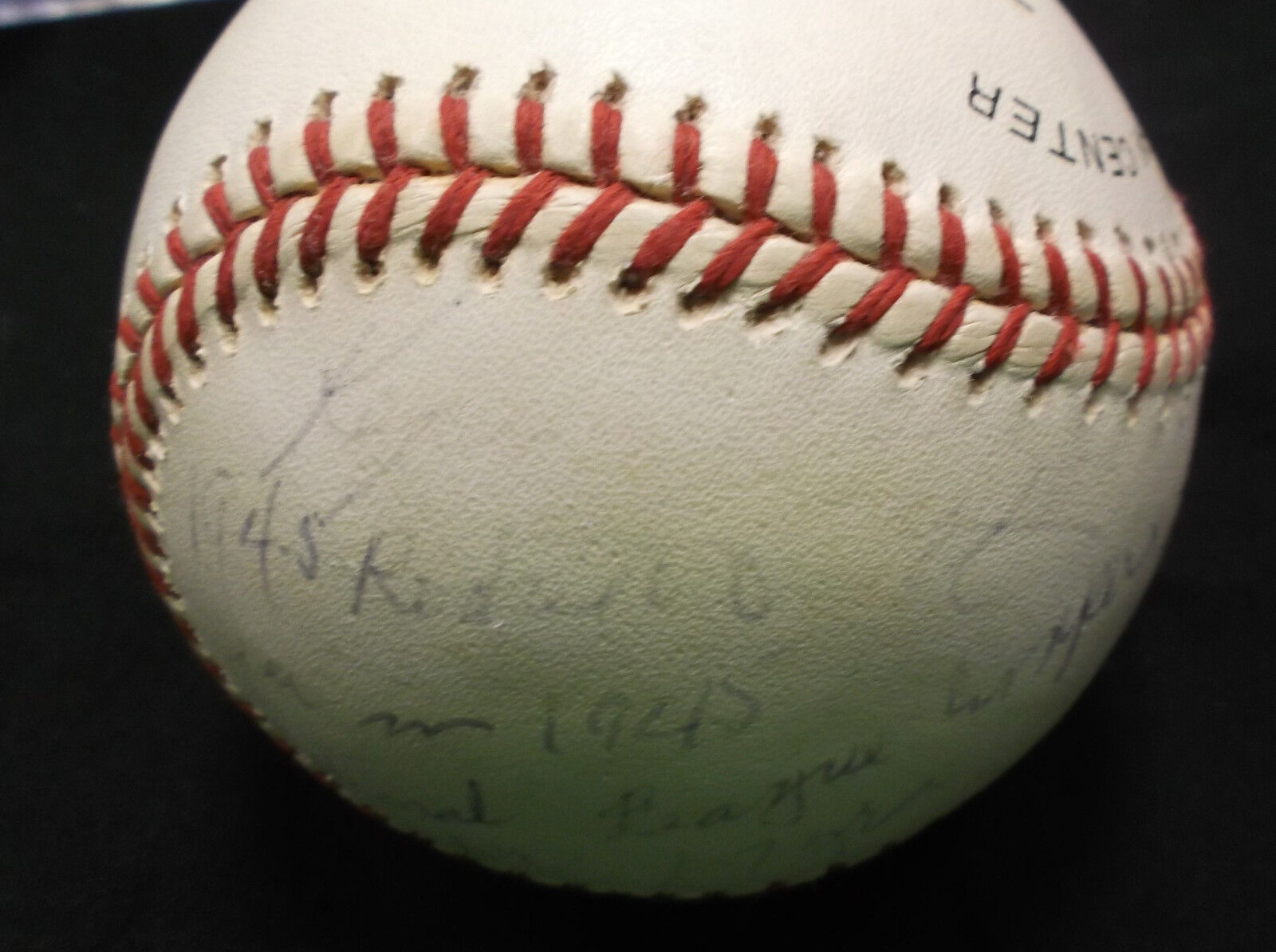 Ken Burkhart d04  Autographed signed  Coleman National League Ball Umpire player