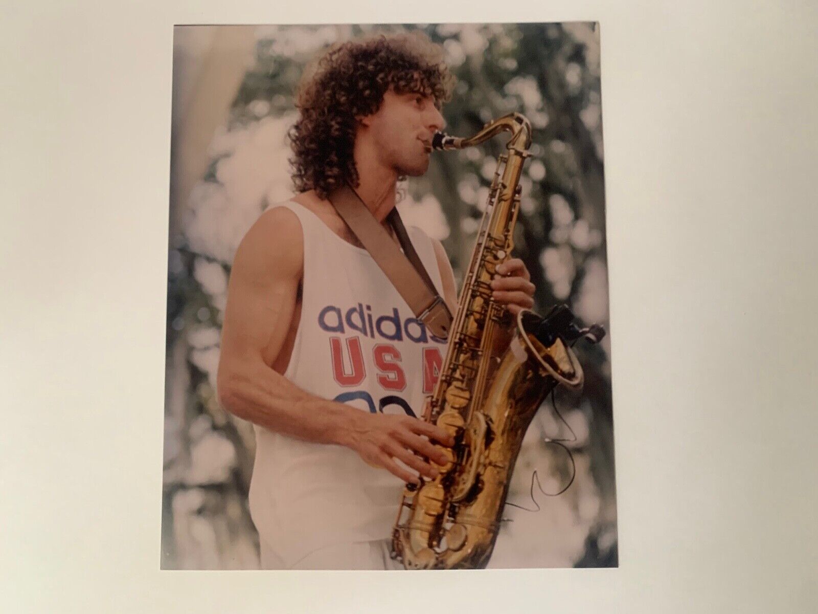 Kenny G Musician Saxophonist Vintage Publicity Celebrity 8x10 Color Photo