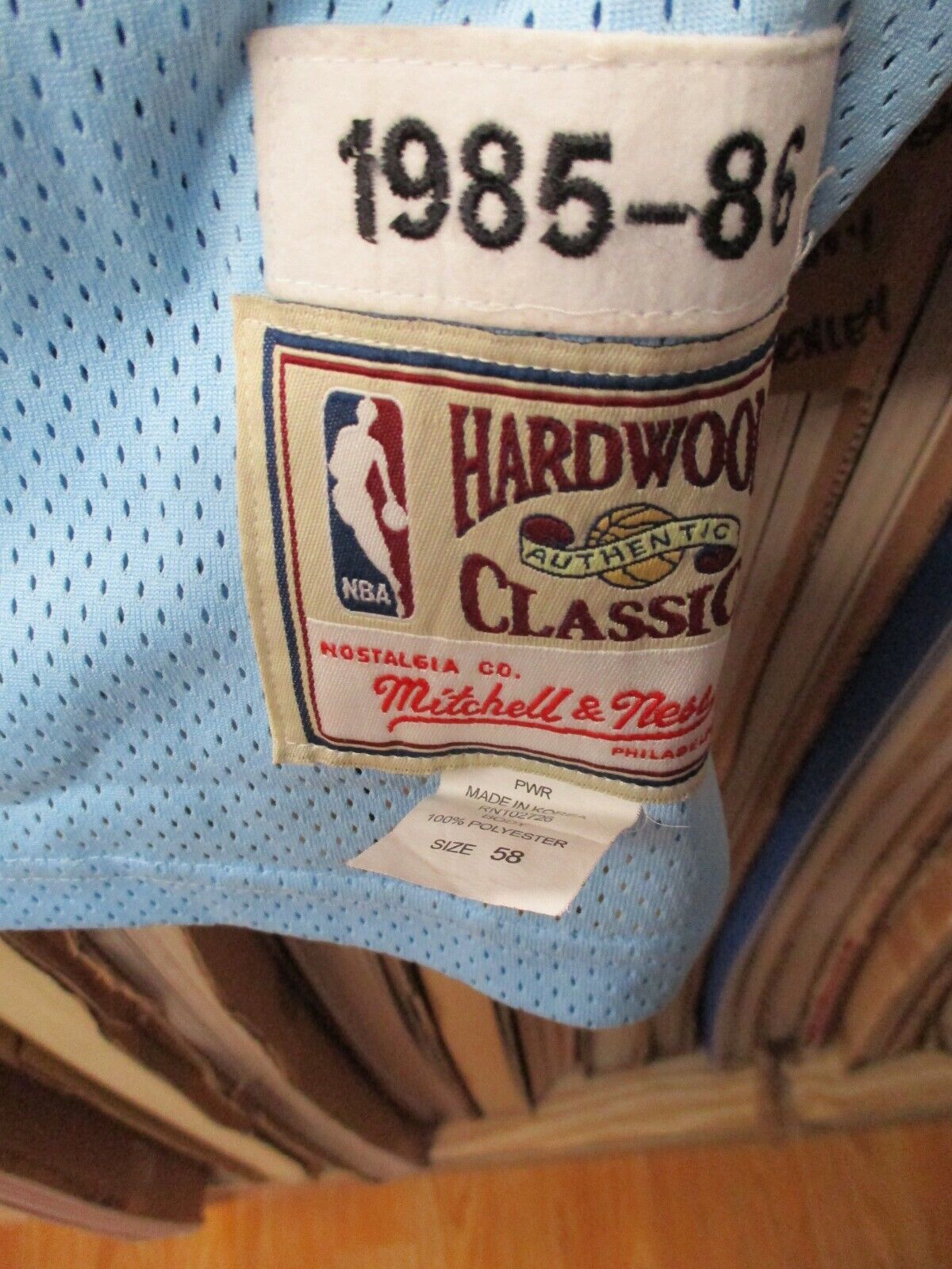 Larry Bird signed 1985 All Star Jersey PSA size 58 RARE Jersey M&N Hardwood Clas