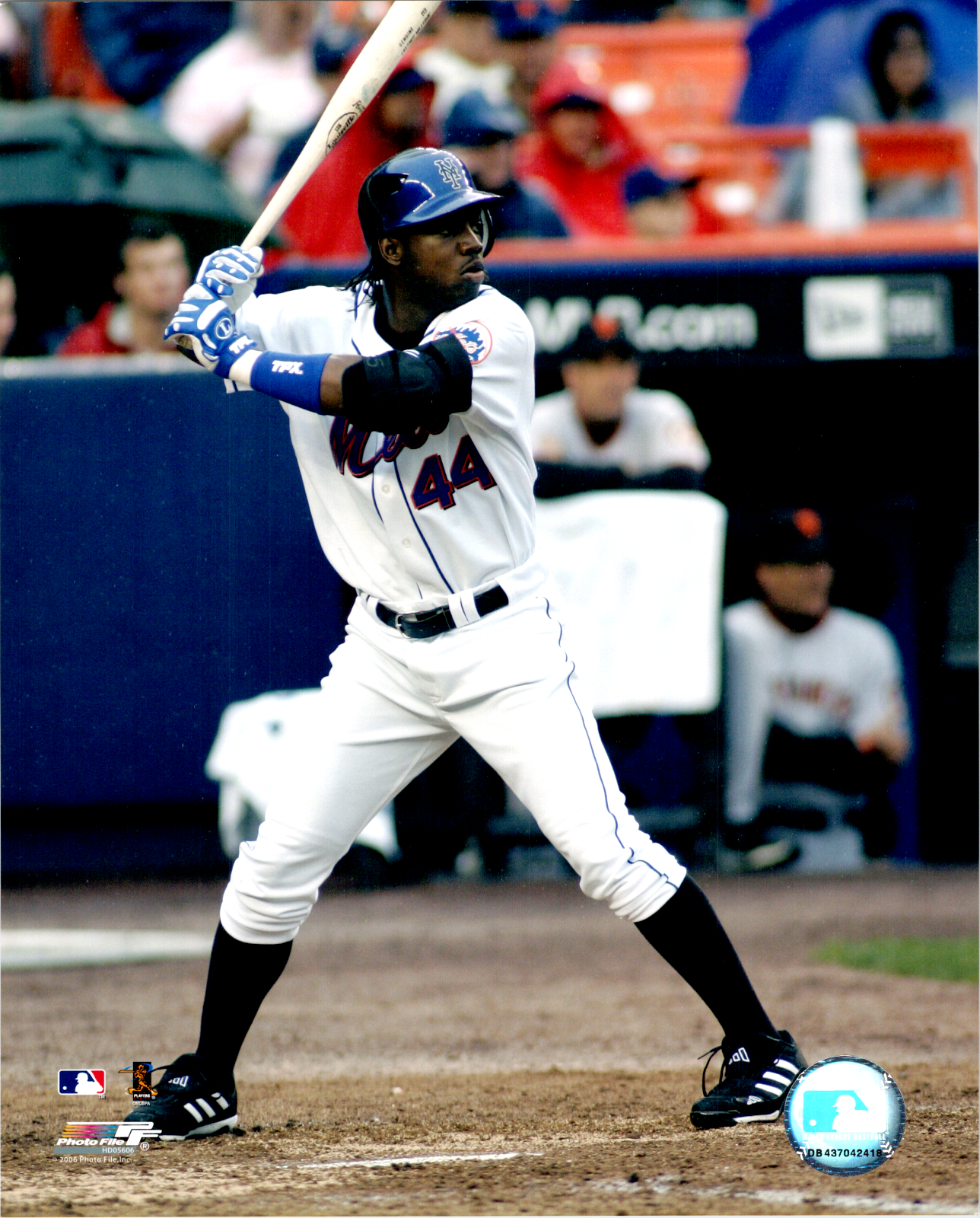 Lastings Milledge New York Mets Unsigned 8x10 Color Photo