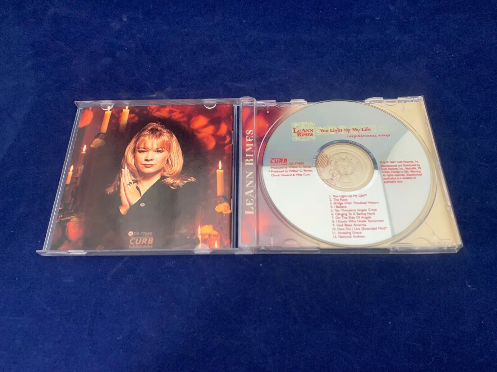 Leann Rimes You light up my life CD Album Used with Free Shipping Curb Records