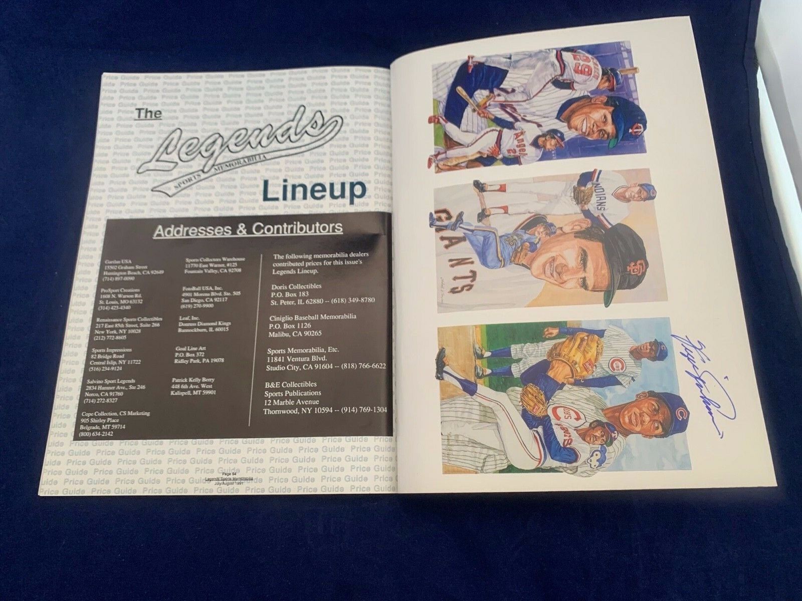 Legends Sports Illustrated 1991 Memorabilia Fergie Jenkins Autographed Twice VG