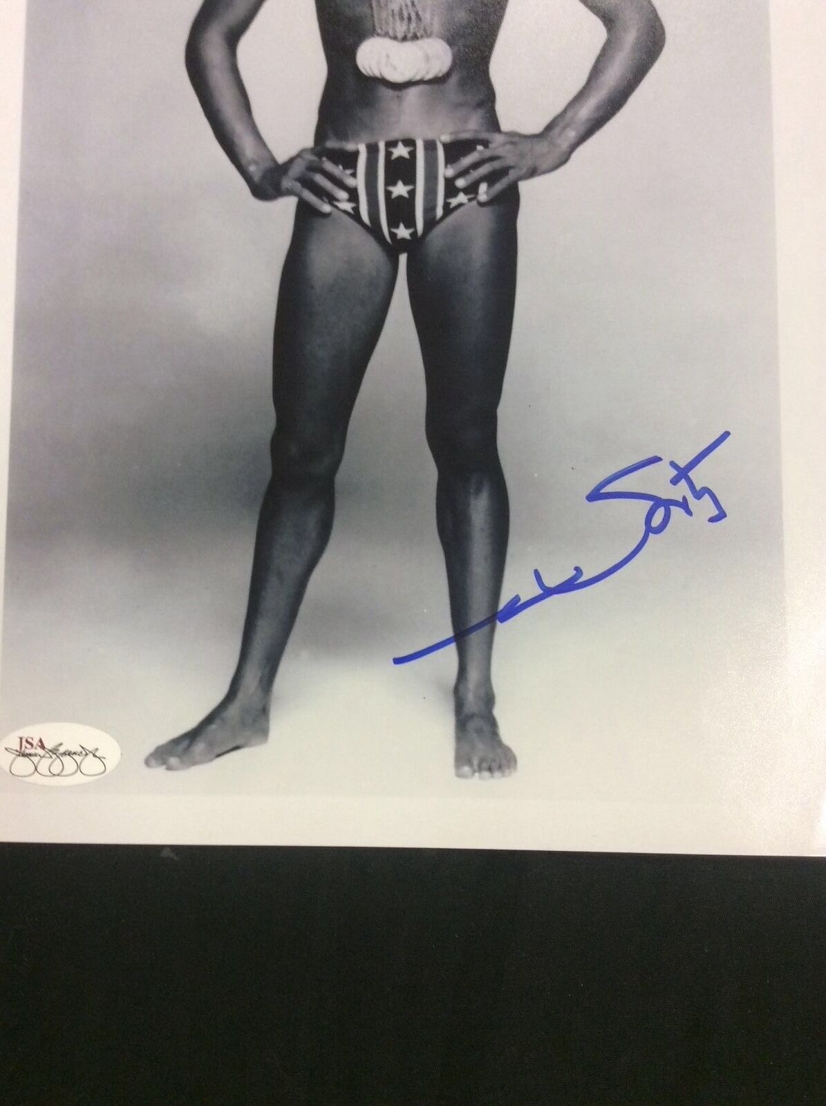 Mark Spitz signed 8x10 black and white photo JSA SOA autographed olympics