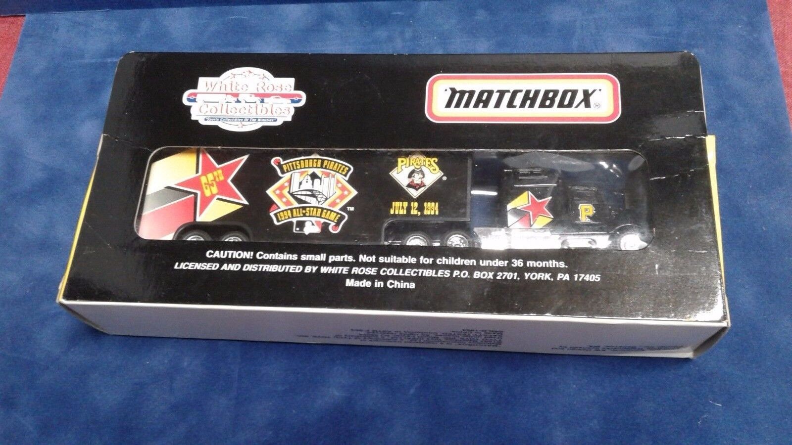 Matchbox- 1994 65th All Star Game Pittsburgh Pirates -Semi Tractor Trailer Truck