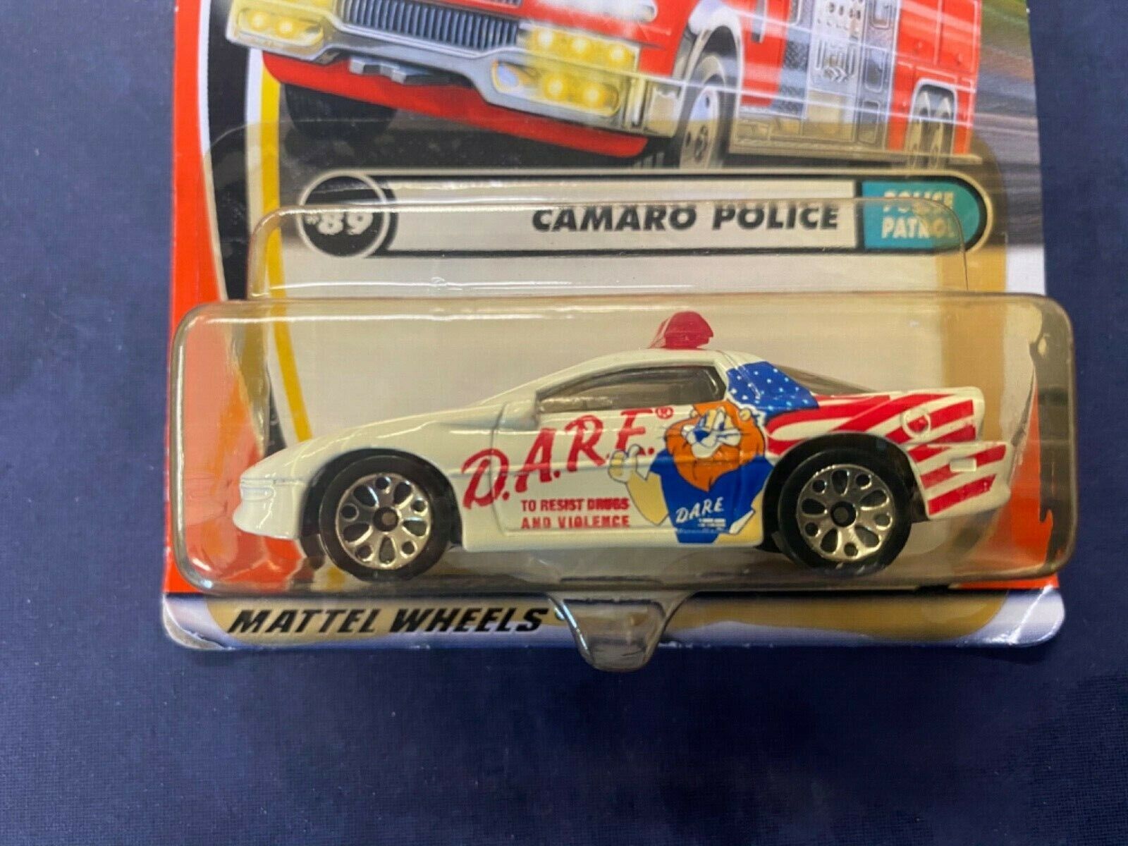 Matchbox Mattel Wheels Camaro Police D.A.R.E. To Resist Drugs & Violence 89/100