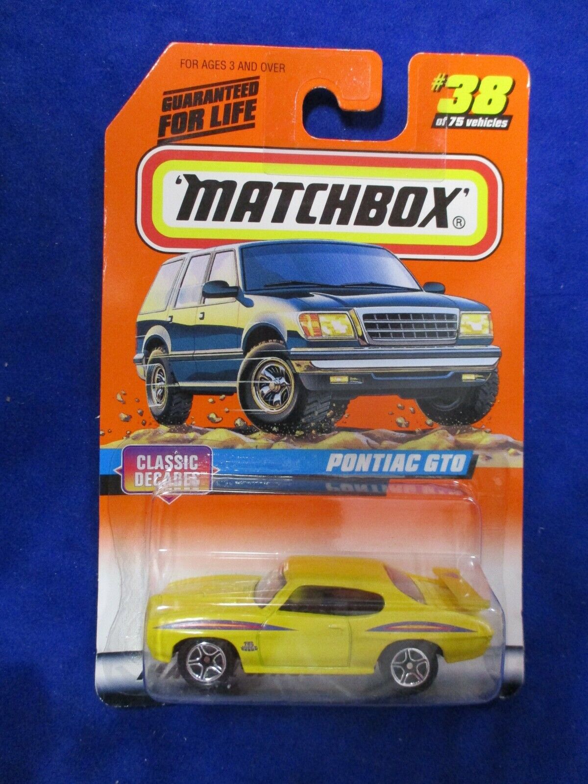 Matchbox Mattel Wheels Pontiac GTO Classic Decades 38/75
