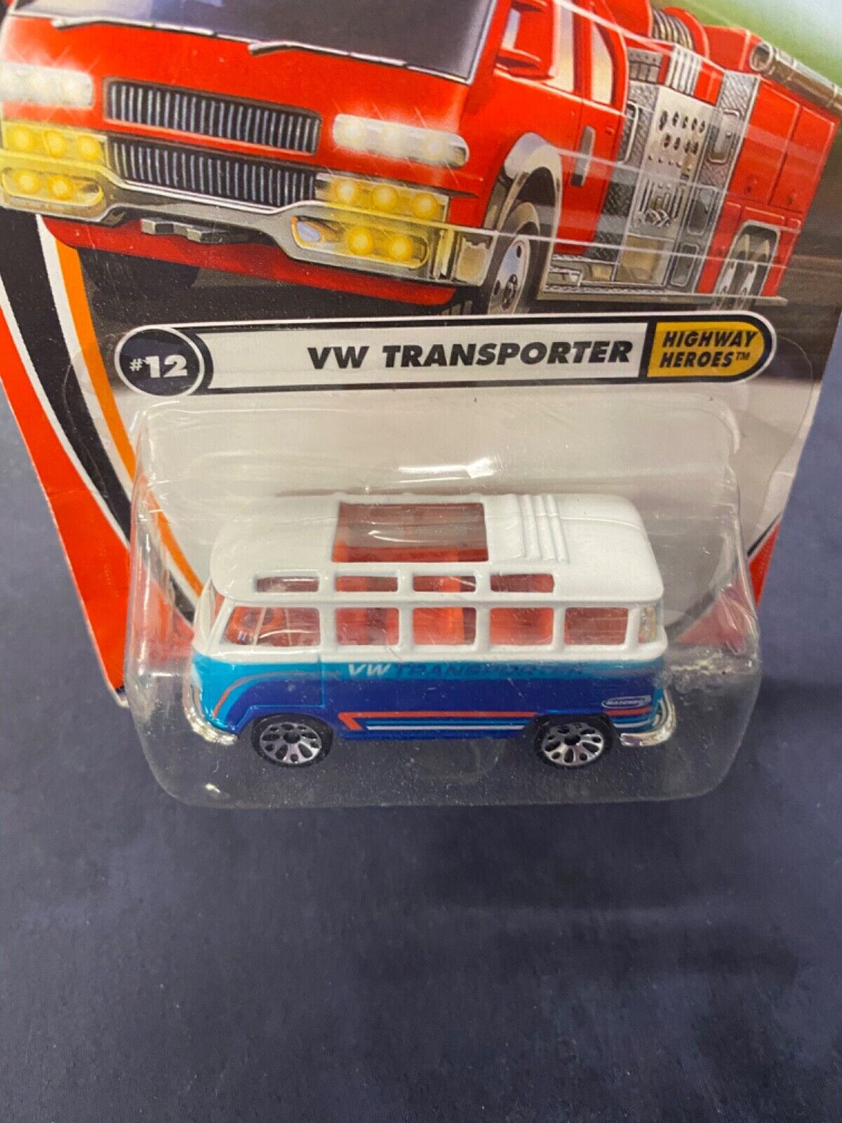 Matchbox Mattel Wheels VW Transporter Highway Heroes 12/75