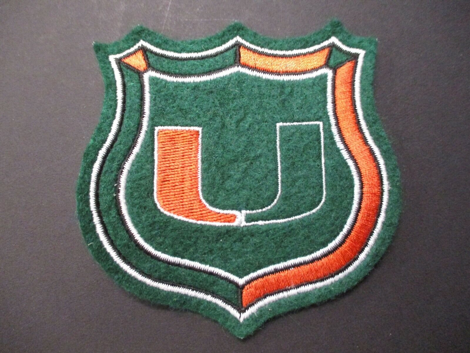 Miami Hurricanes Crest Emblem Patch 3.25 x 3.5 inches