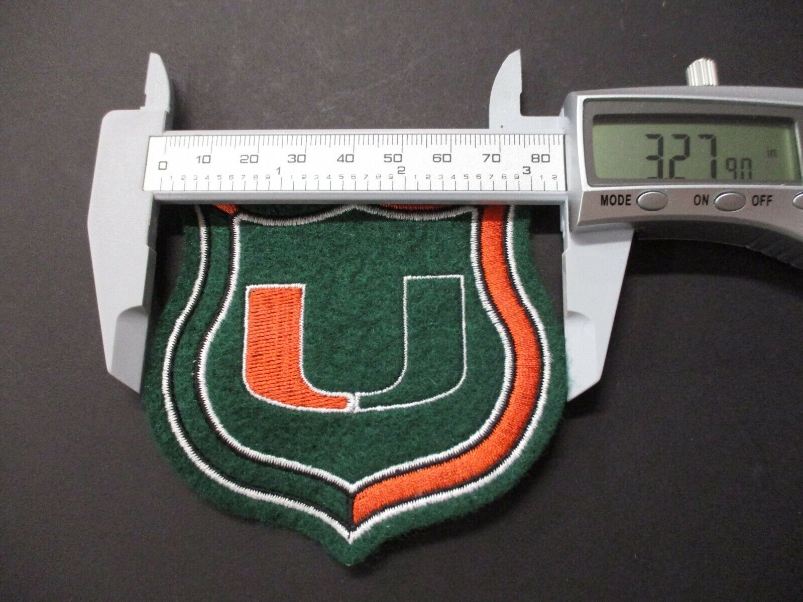 Miami Hurricanes Crest Emblem Patch 3.25 x 3.5 inches
