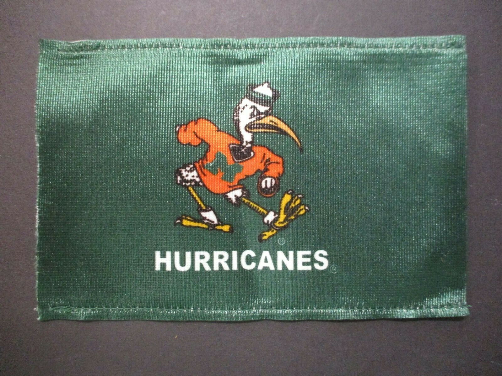 Miami Hurricanes Mini Flag Size 3.75 x 5.75 inches NO Pole or String for Flag