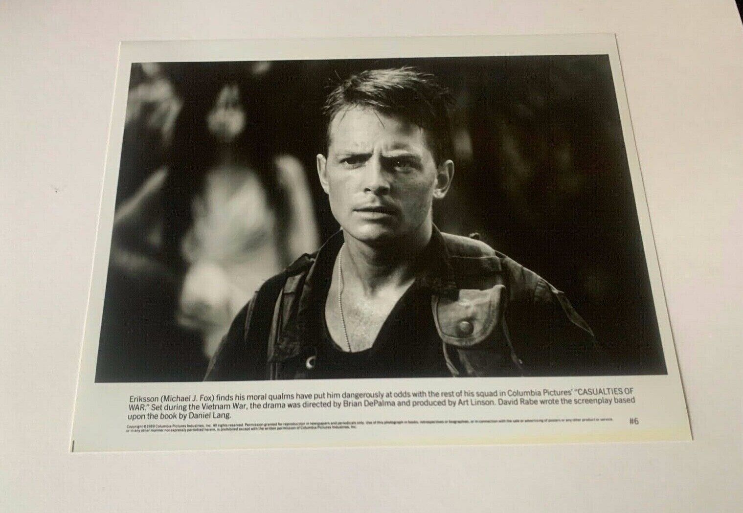 Michael J Fox Unsigned Vintage Publicity 8x10 Black and White Celebrity Photo