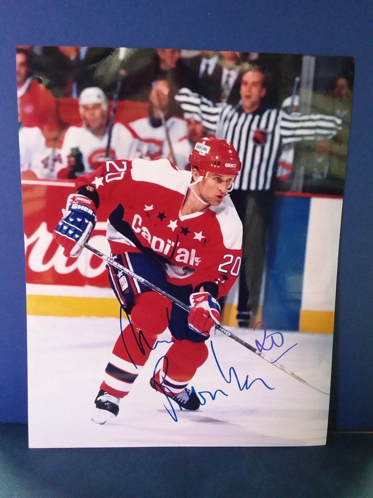 Michal Pivonka Washington Capitals Autographed 8x10 Photo