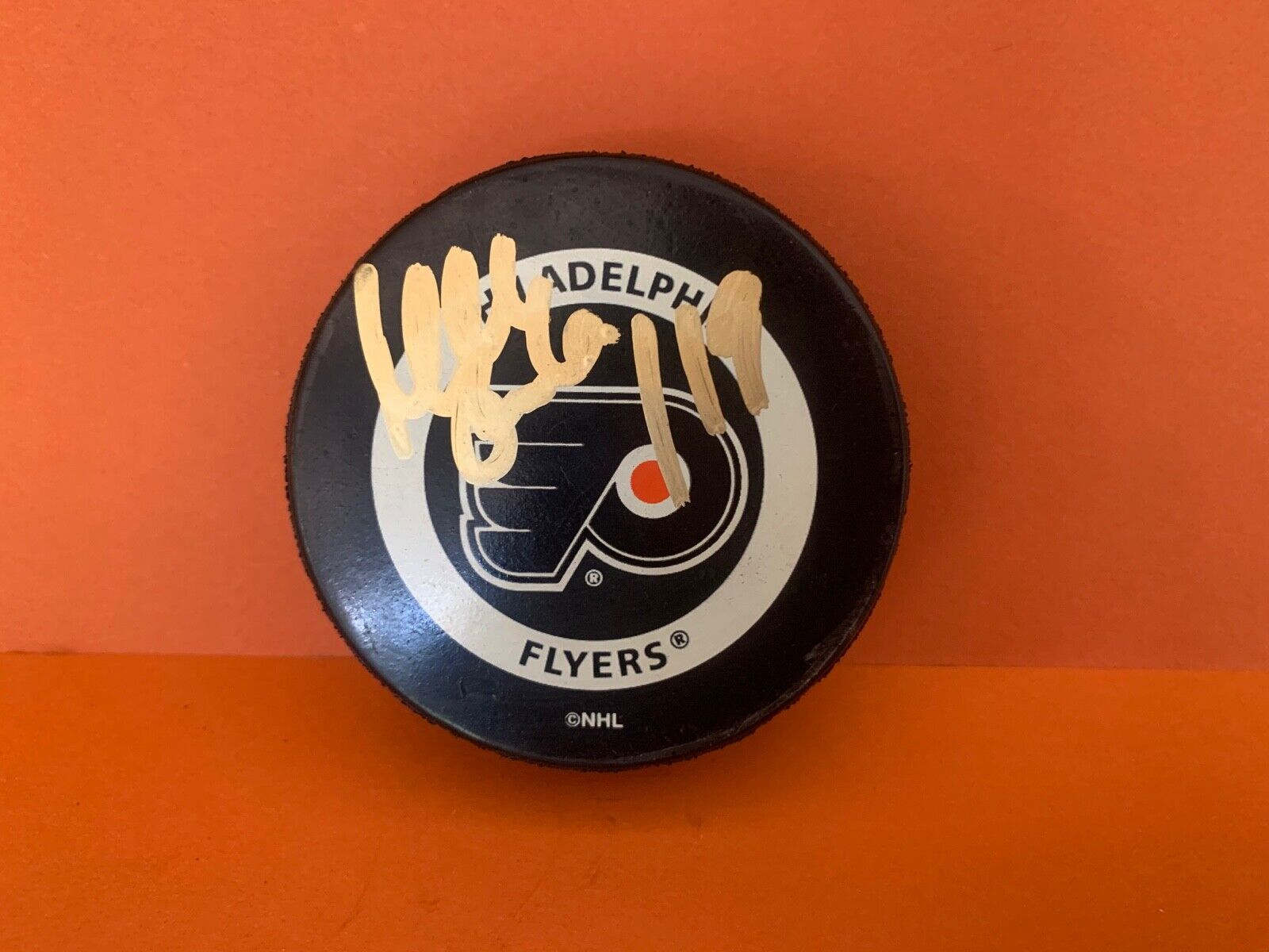 Mikael Renberg Autographed Signed Philadelphia Flyers NHL Official Game Puck