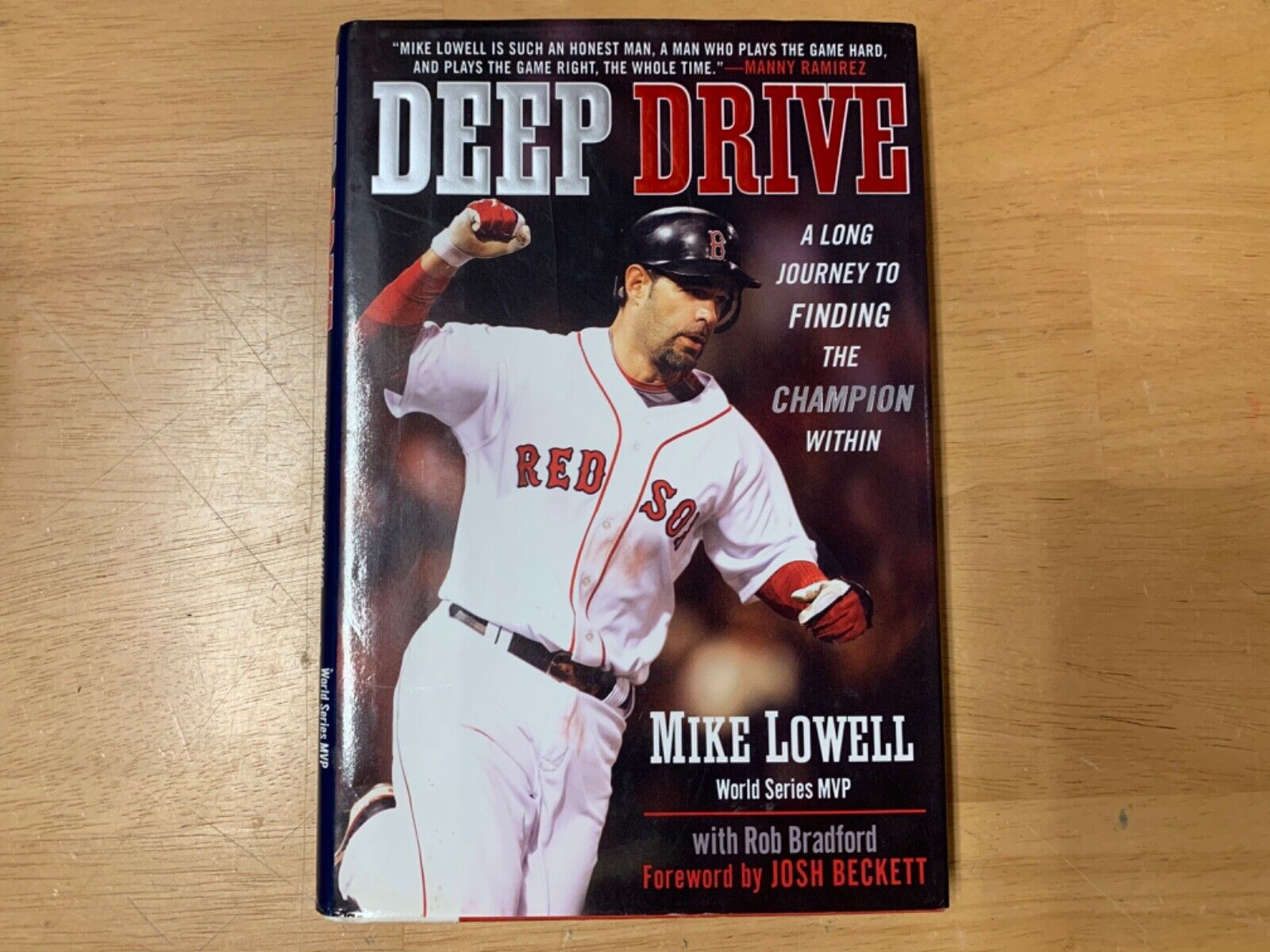 Mike Lowell 2008 Deep Drive Book Unsigned Boston Red Sox