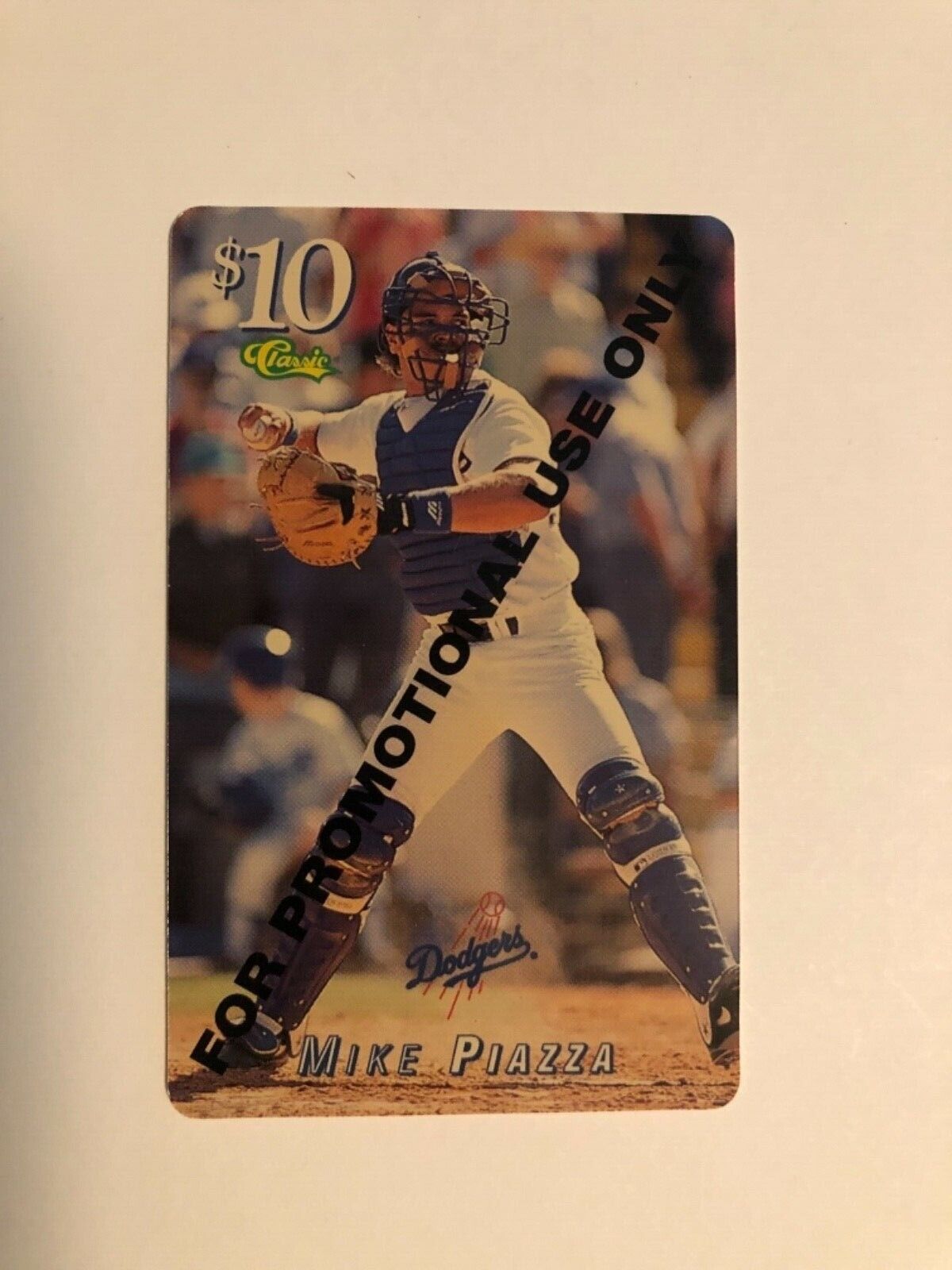 Mike Piazza Promo Phone Card $10