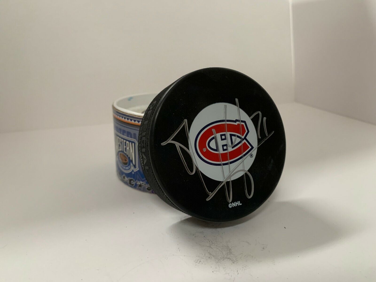 Mike Ribeiro Autographed Signed Montreal Canadiens Hockey Puck W/ ASCF COA