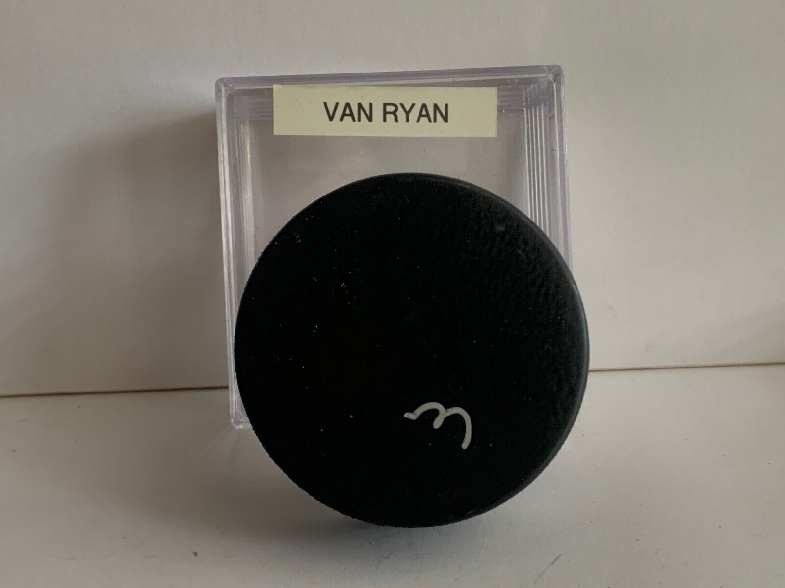 Mike Van Ryan Florida Panthers Autographed Official NHL Hockey Puck