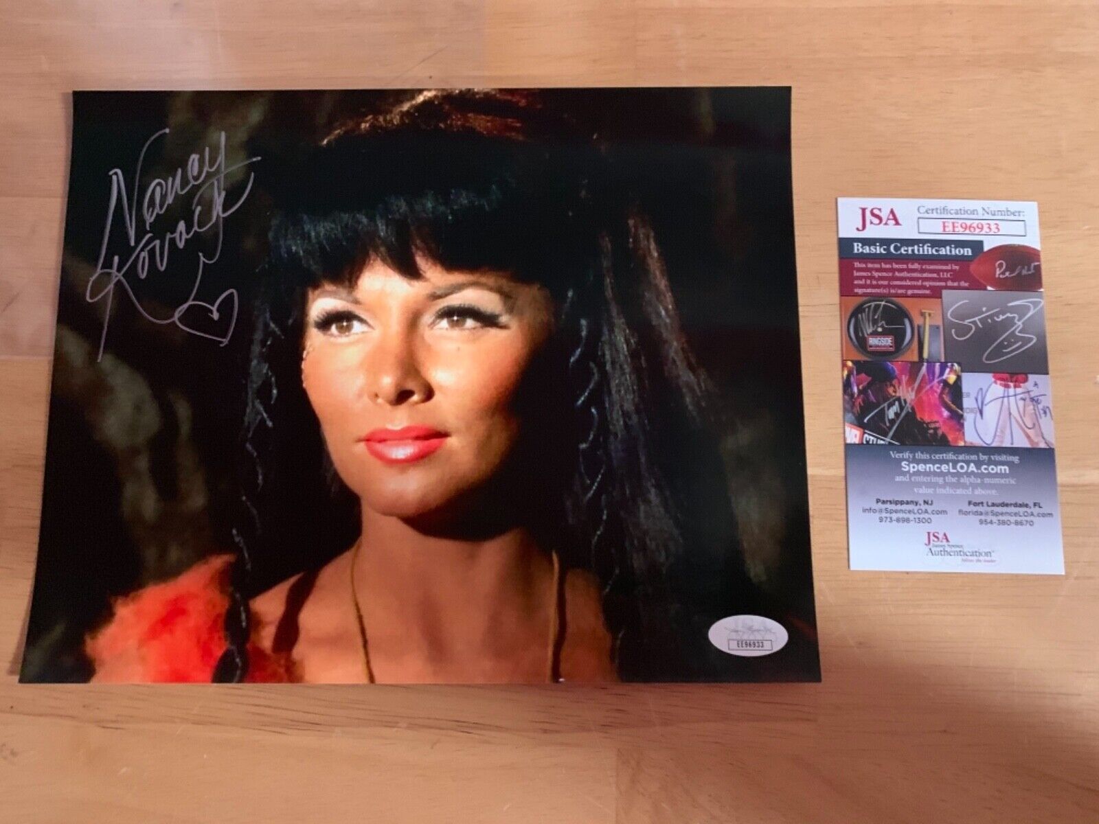 Nancy Kovack “Star Trek” Autographed Photo JSA Authentication