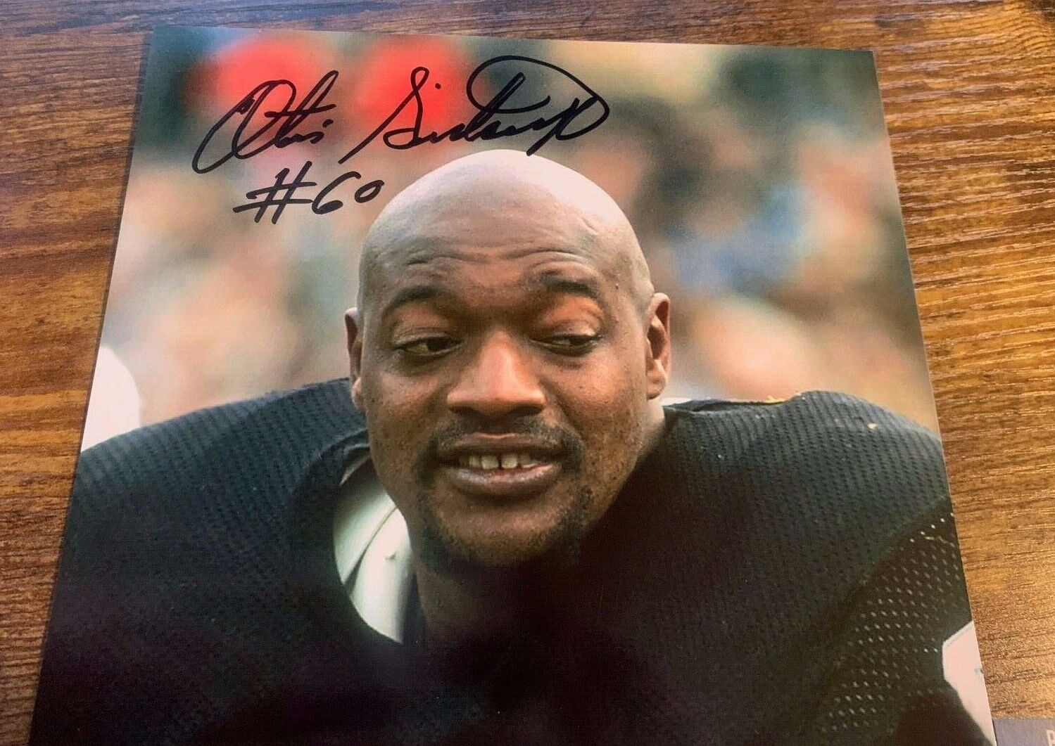 Otis Sistrunk Oakland Raiders Autographed 8x10 NFL Color Photo Beckett F02015