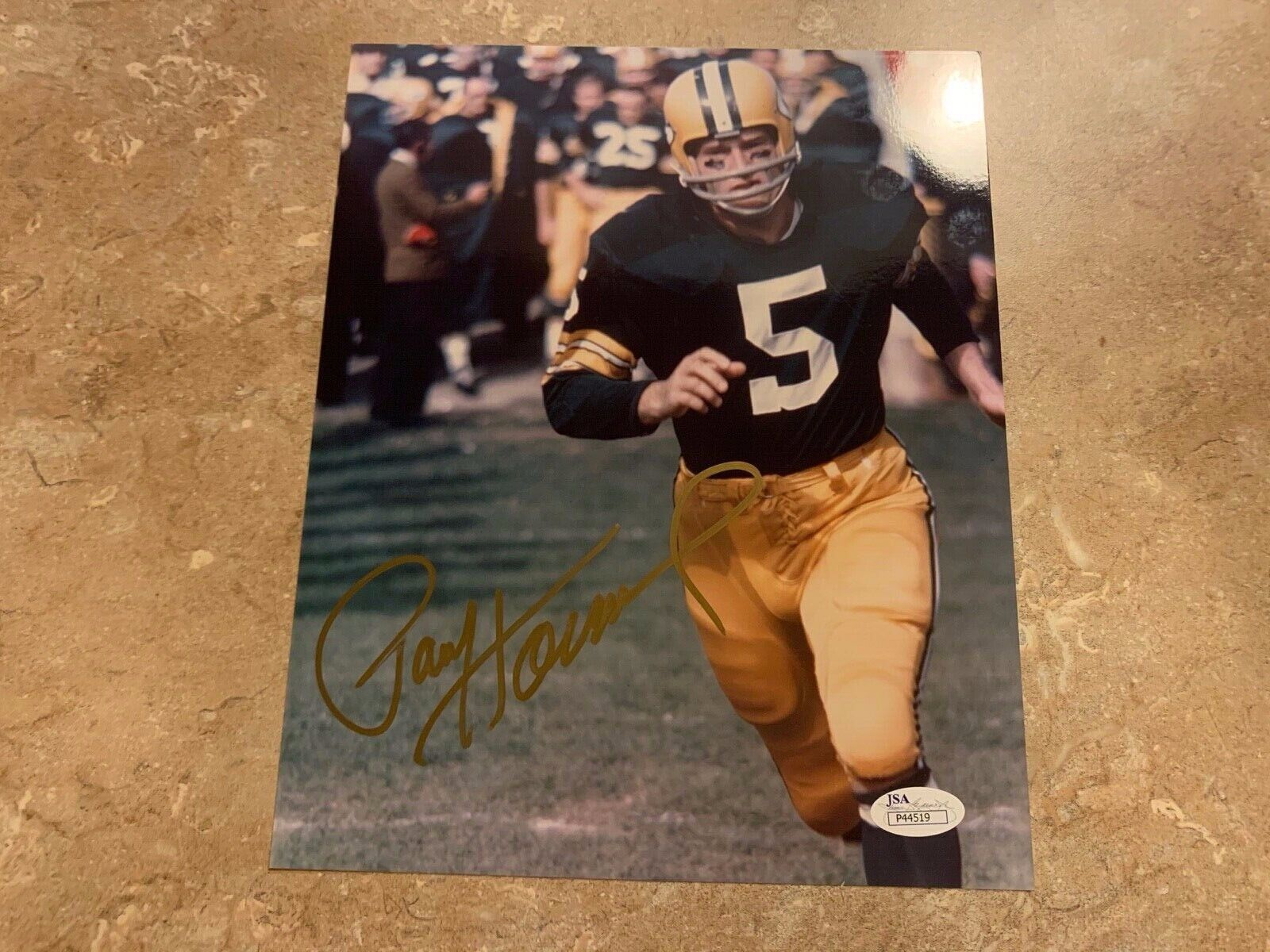 Paul Hornung Green Bay Packers Autographed 8x10 Sports Photo JSA COA P44519