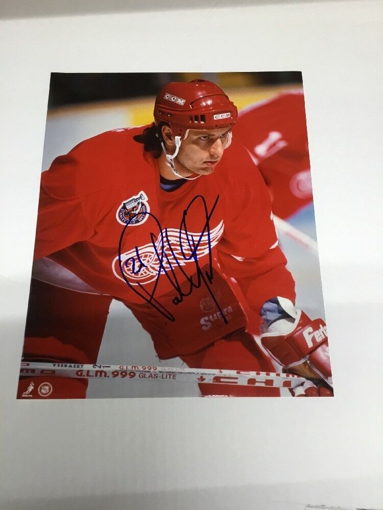 Paul Ysebaert Detroit Red Wings Autographed 8x10 Photo