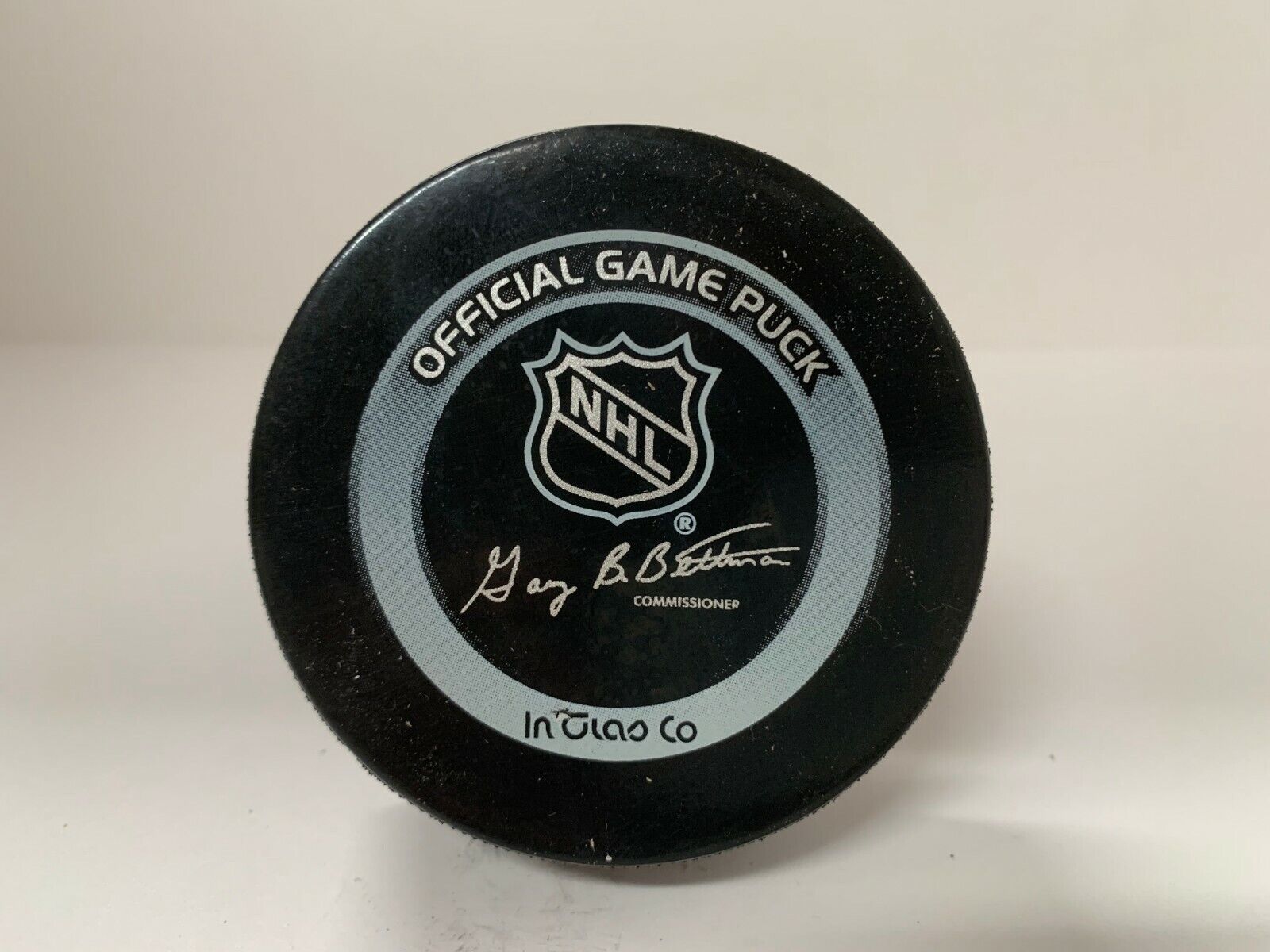 Pavel Kubina Autographed 2004 Eastern Conference Finals Game Puck W/ ASCF COA