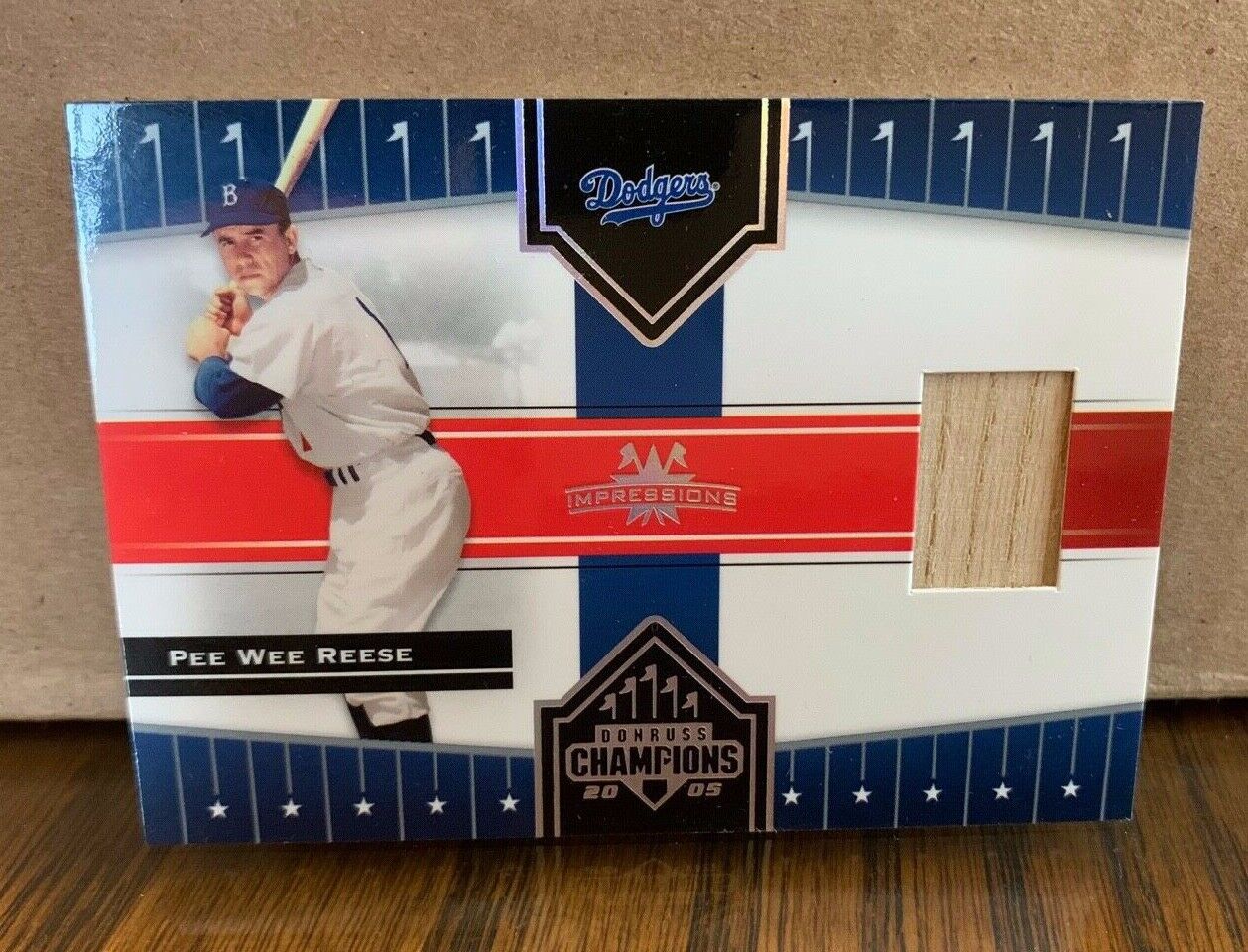 Pee Wee Reese LA Dodgers 2005 Donruss Champions Impressions Card 293 MLB