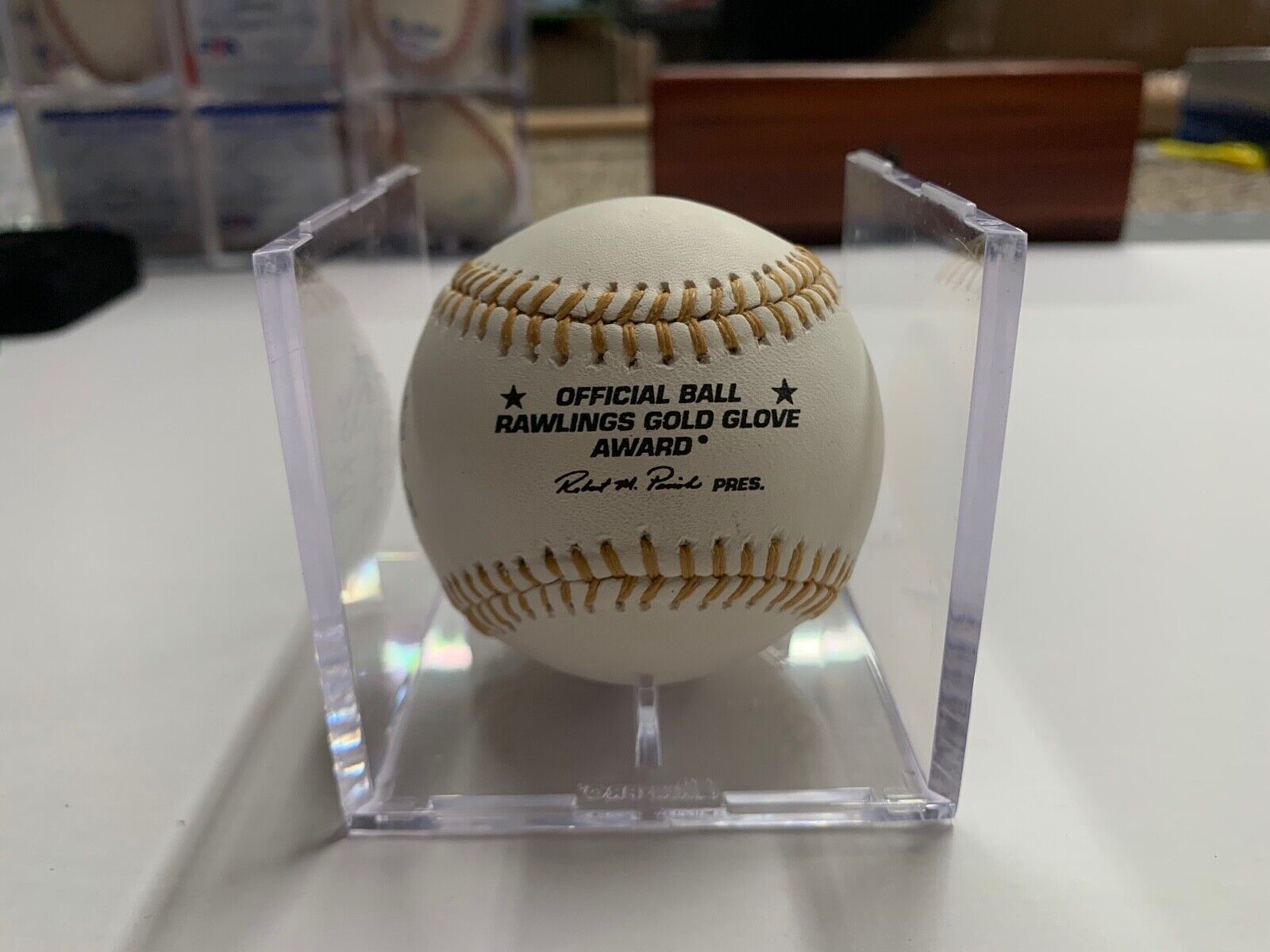 Pete Rose Autographed Rawlings Golden Glove Baseball PSA Certified AI48999 MLB