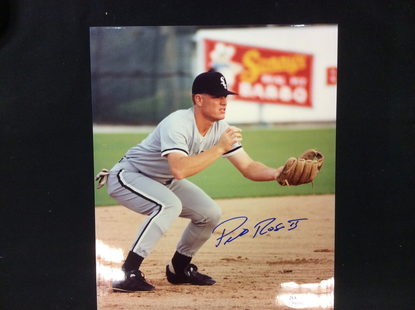 Pete Rose II White Sox autographed 8x10 Color Photo JSA COA M45956