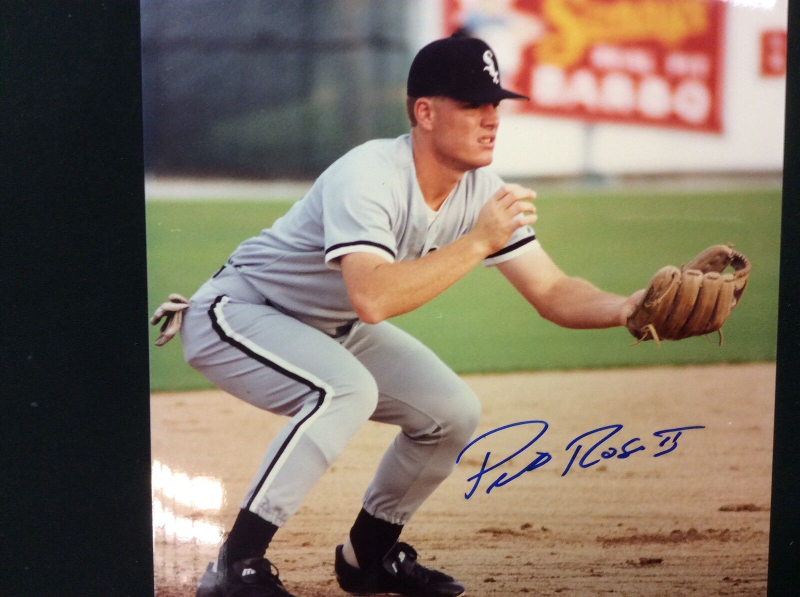 Pete Rose II White Sox autographed 8x10 Color Photo JSA COA M45956