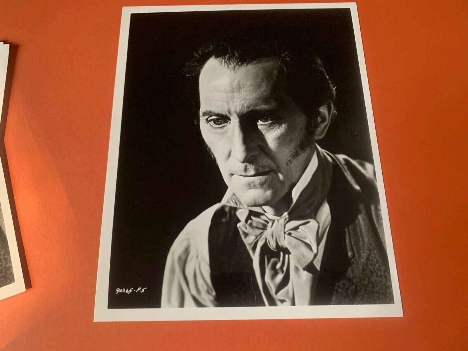 Peter Cushing Actor Unsigned Vintage Publicity Photo Size 8x10 B&W Photo