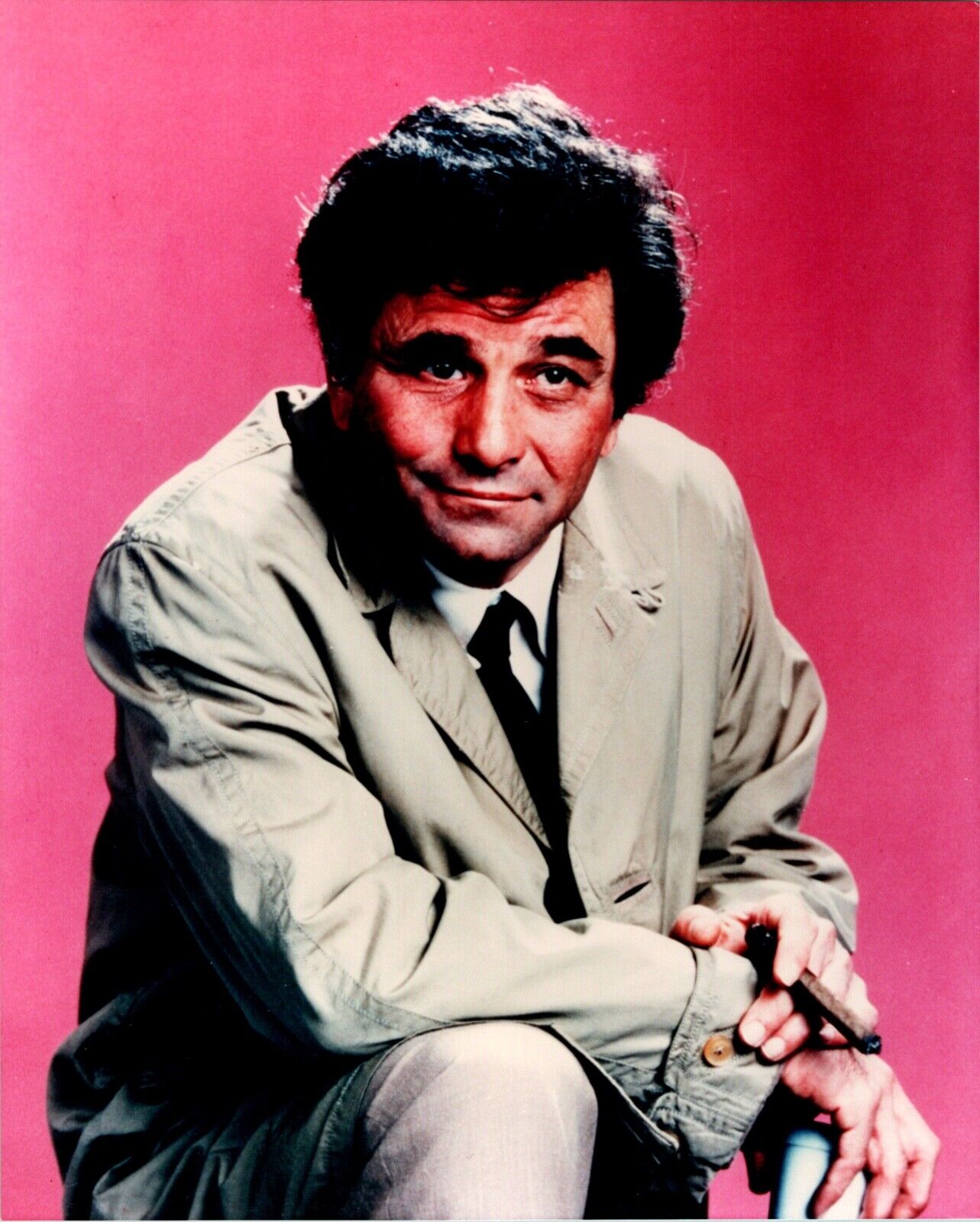 Peter Falk American Actor and Comedian Vintage Publicity 8x10 Color Photo