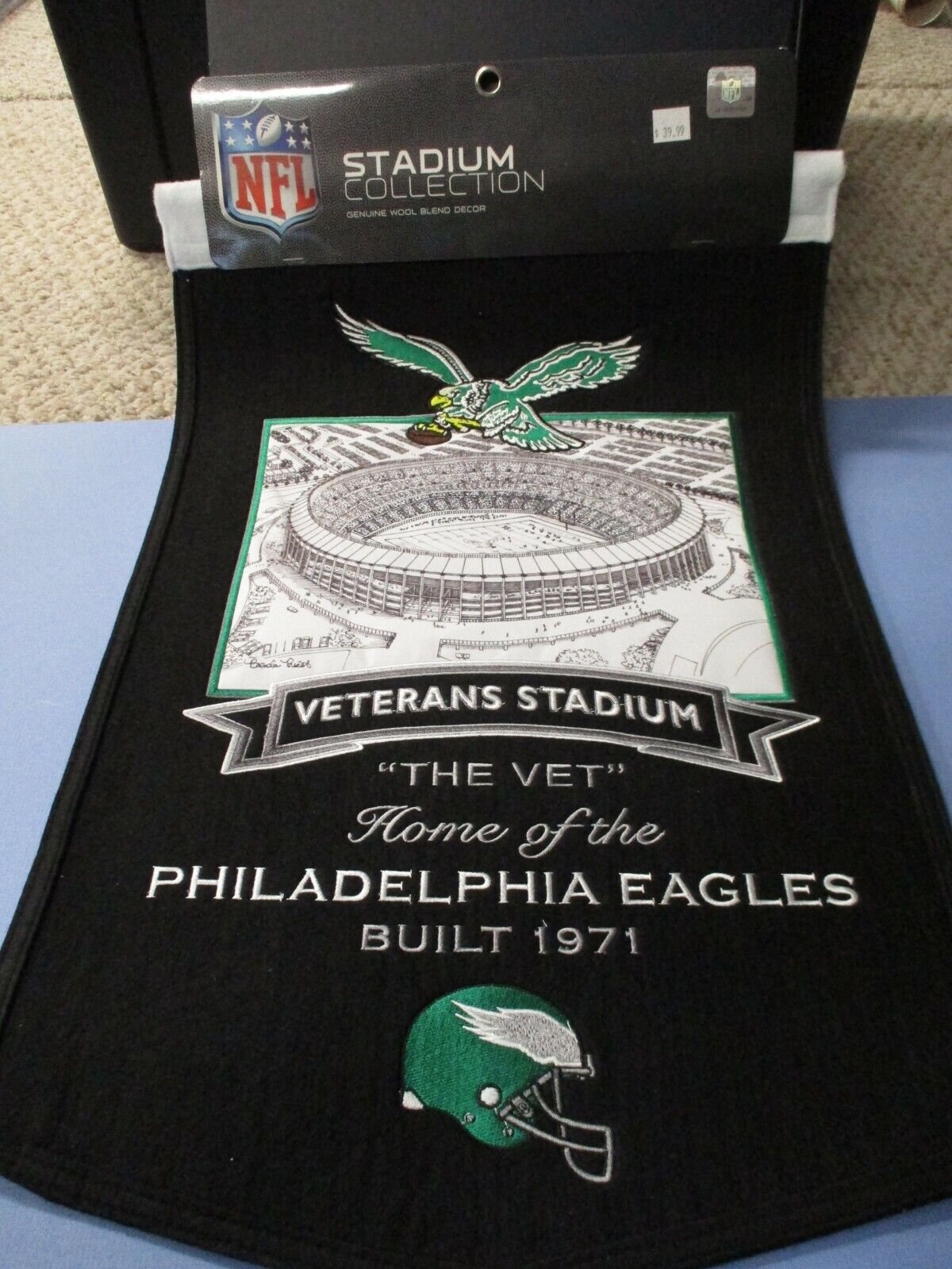 Philadelphia Eagles Winning Streak Embroidered  Stadium Banner 21x14
